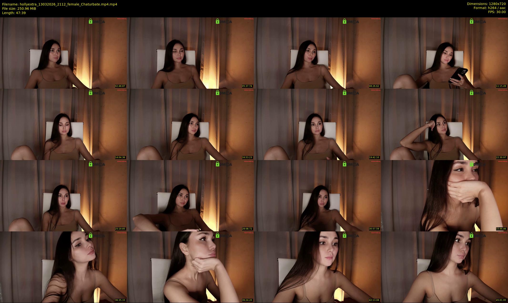 hollyextra — 48 minute Chaturbate female cam show recording, 720p, Mar 13, 2026