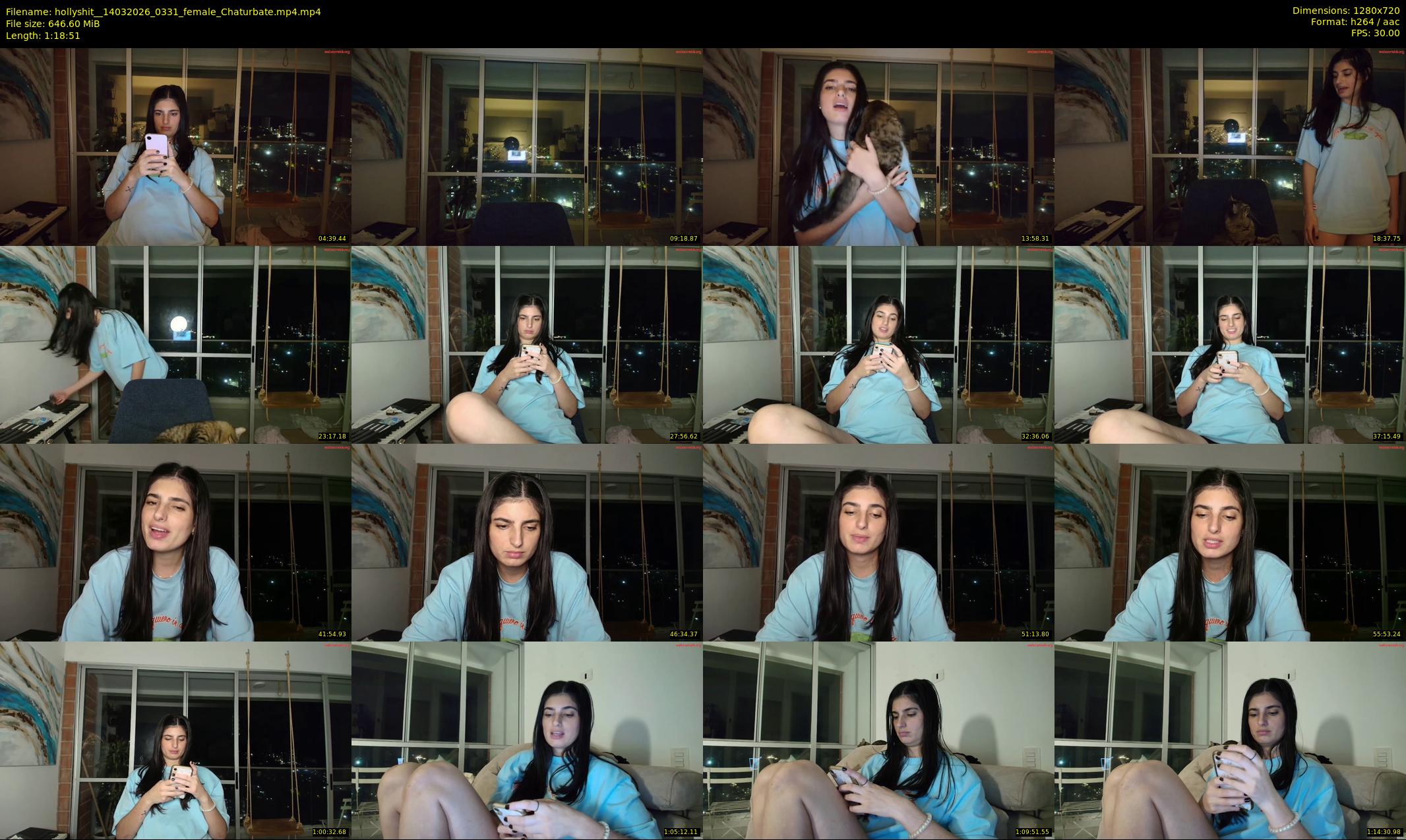 hollyshit_ — 79 minute Chaturbate female cam show recording, 720p, Mar 14, 2026