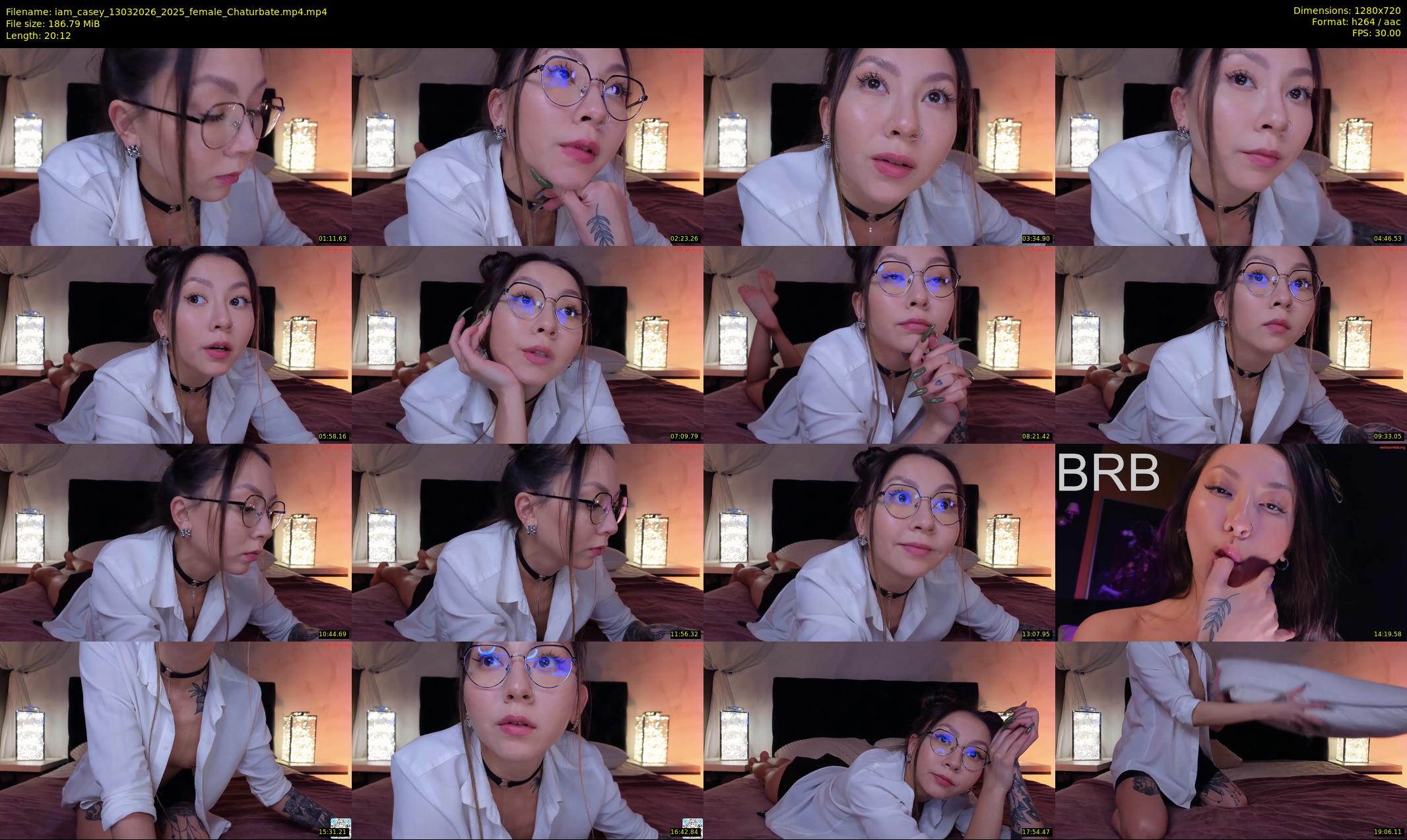 iam_casey — 21 minute Chaturbate female cam show recording, 720p, Mar 13, 2026