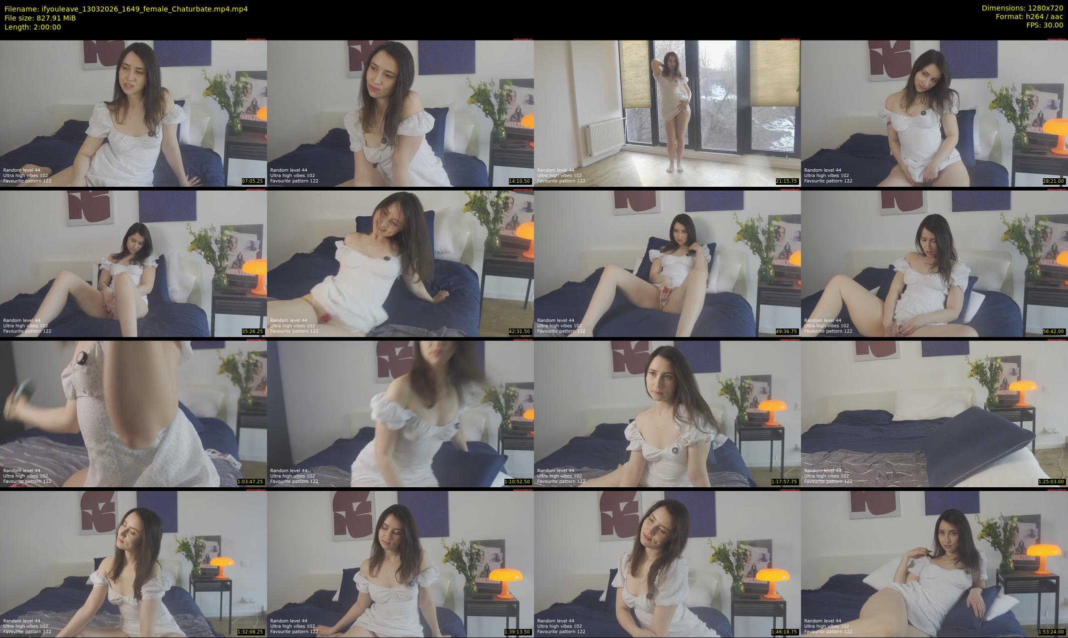 ifyouleave — 120 minute Chaturbate female cam show recording, 720p, Mar 13, 2026