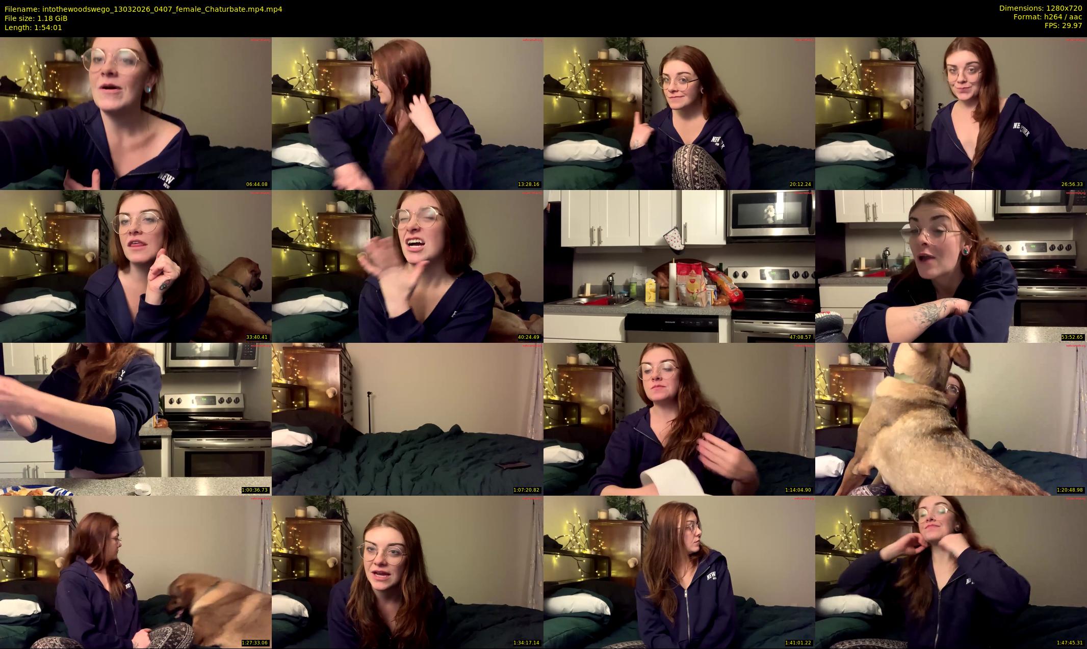 intothewoodswego — 115 minute Chaturbate female cam show recording, 720p, Mar 13, 2026