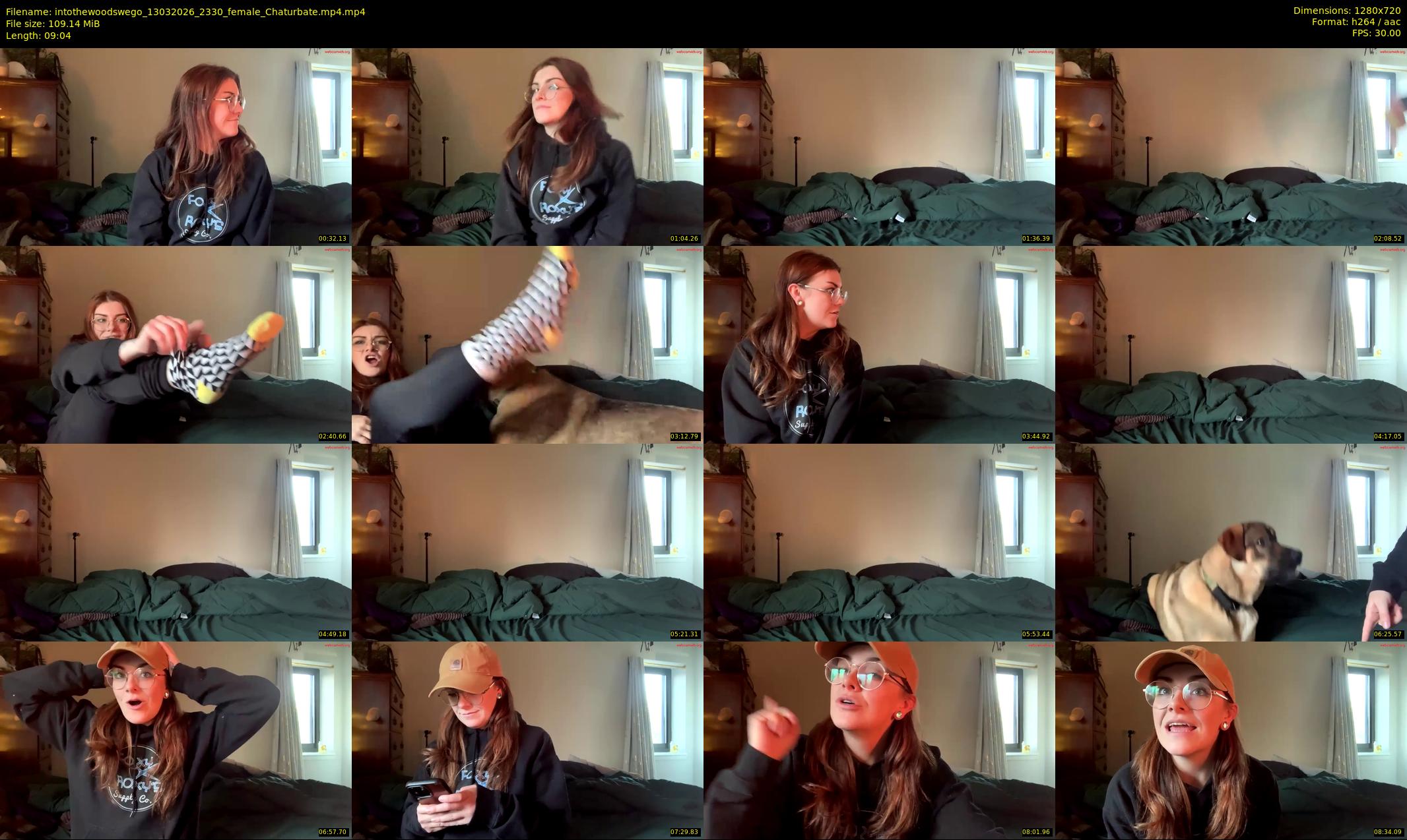 intothewoodswego — 10 minute Chaturbate female cam show recording, 720p, Mar 13, 2026