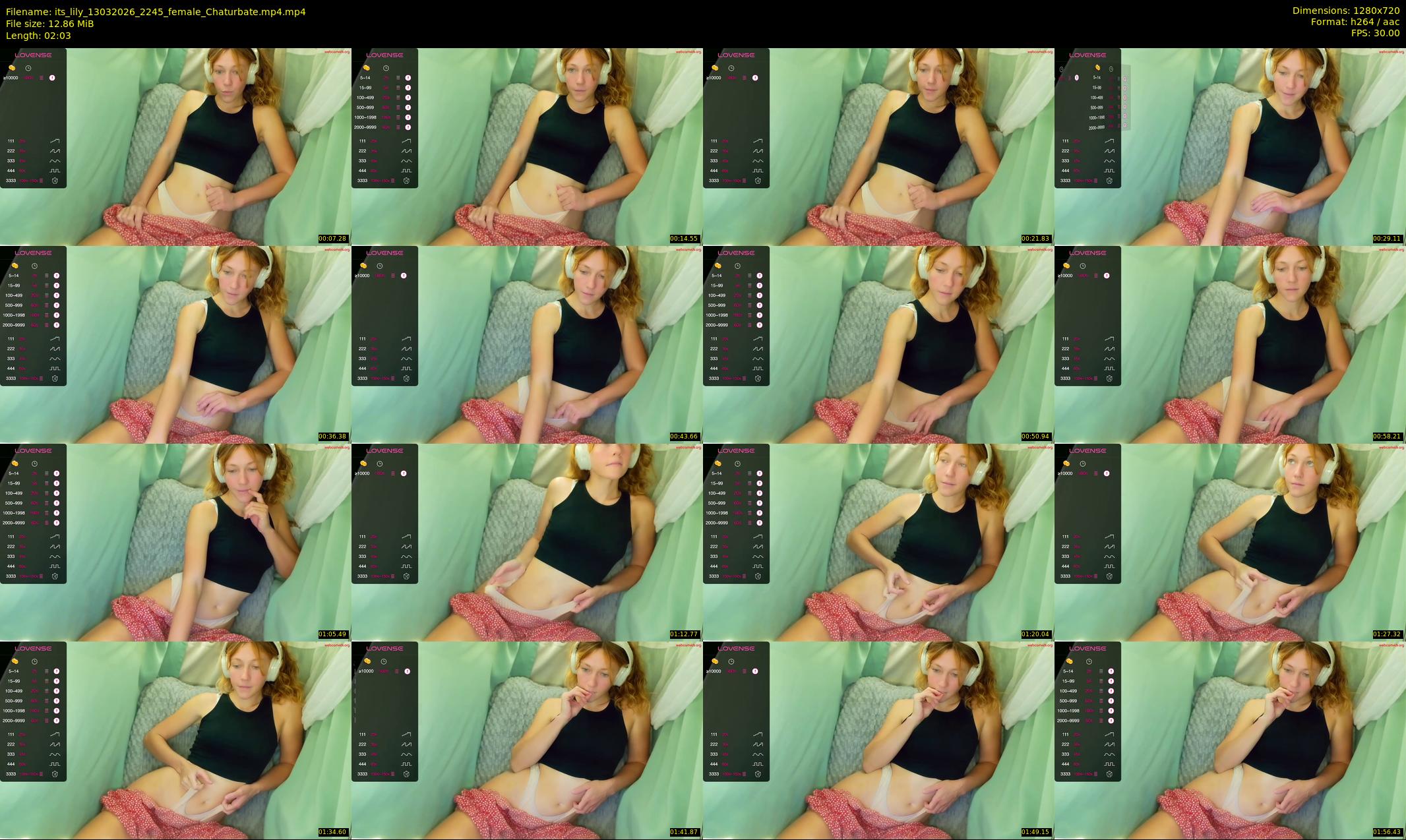 its_lily — 3 minute Chaturbate female cam show recording, 720p, Mar 13, 2026