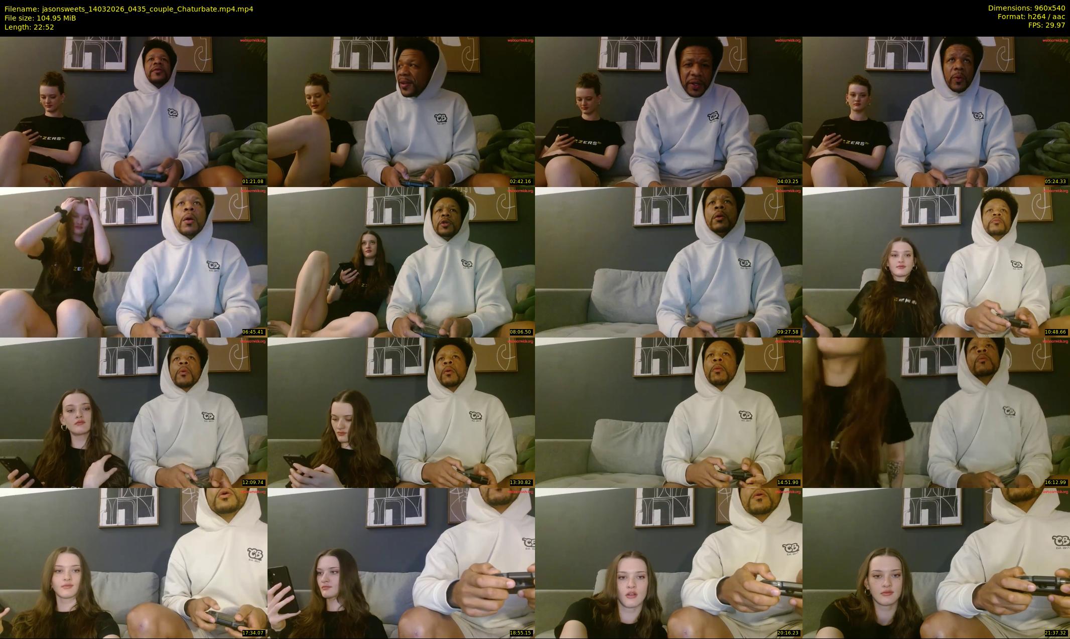 jasonsweets — 23 minute Chaturbate couple cam show recording, 480p, Mar 14, 2026