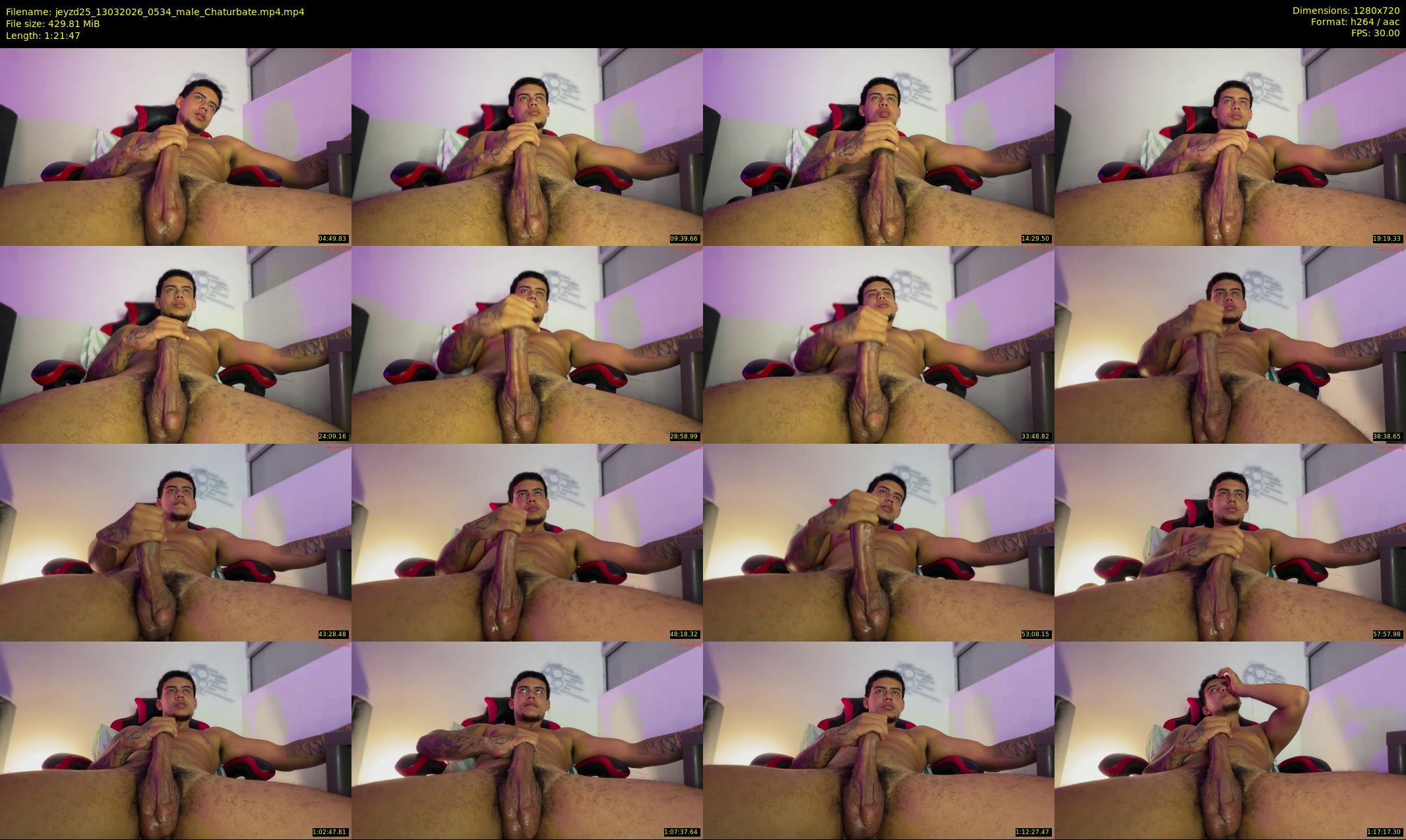 jeyzd25 — 82 minute Chaturbate male cam show recording, 720p, Mar 13, 2026