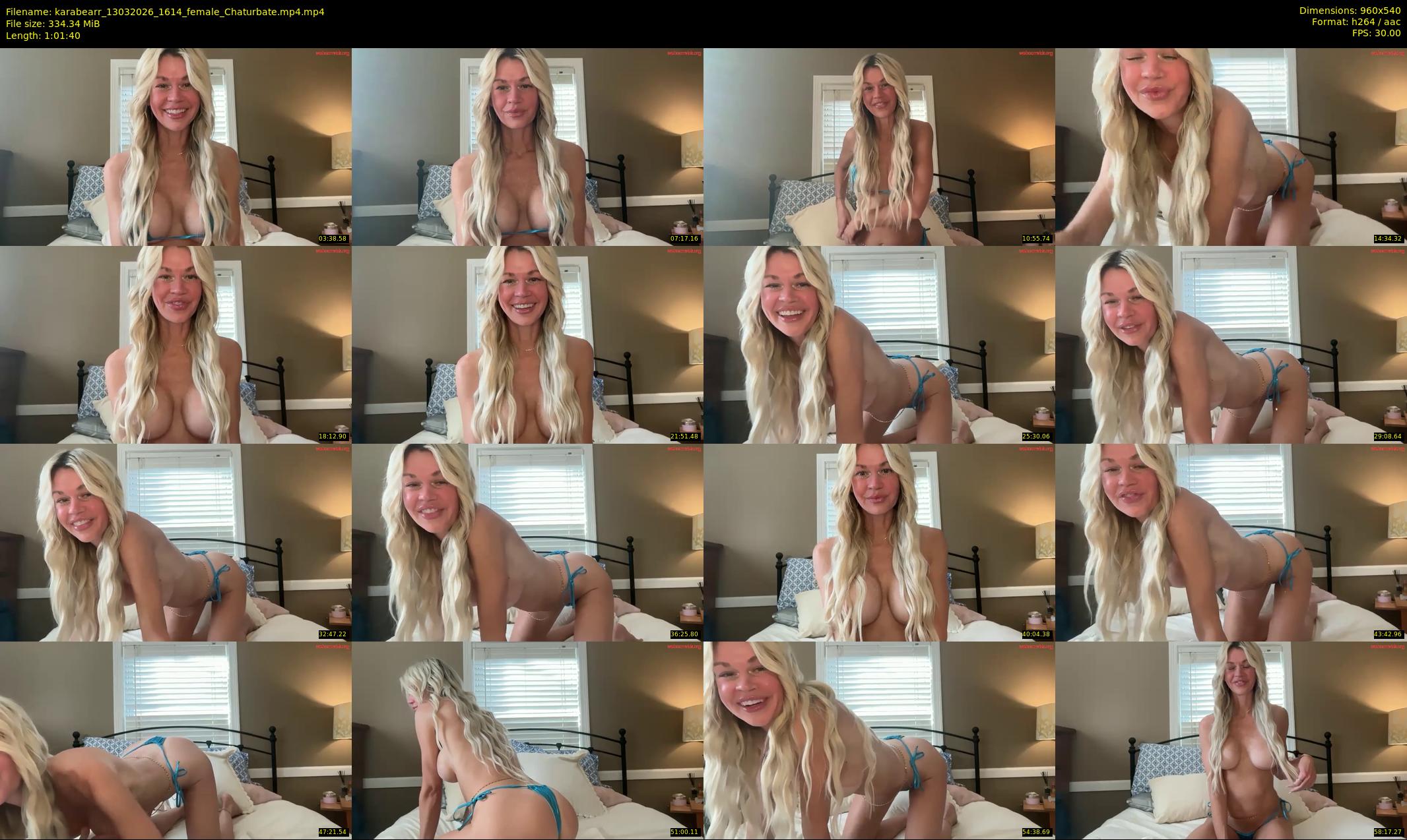 karabearr — 62 minute Chaturbate female cam show recording, 480p, Mar 13, 2026