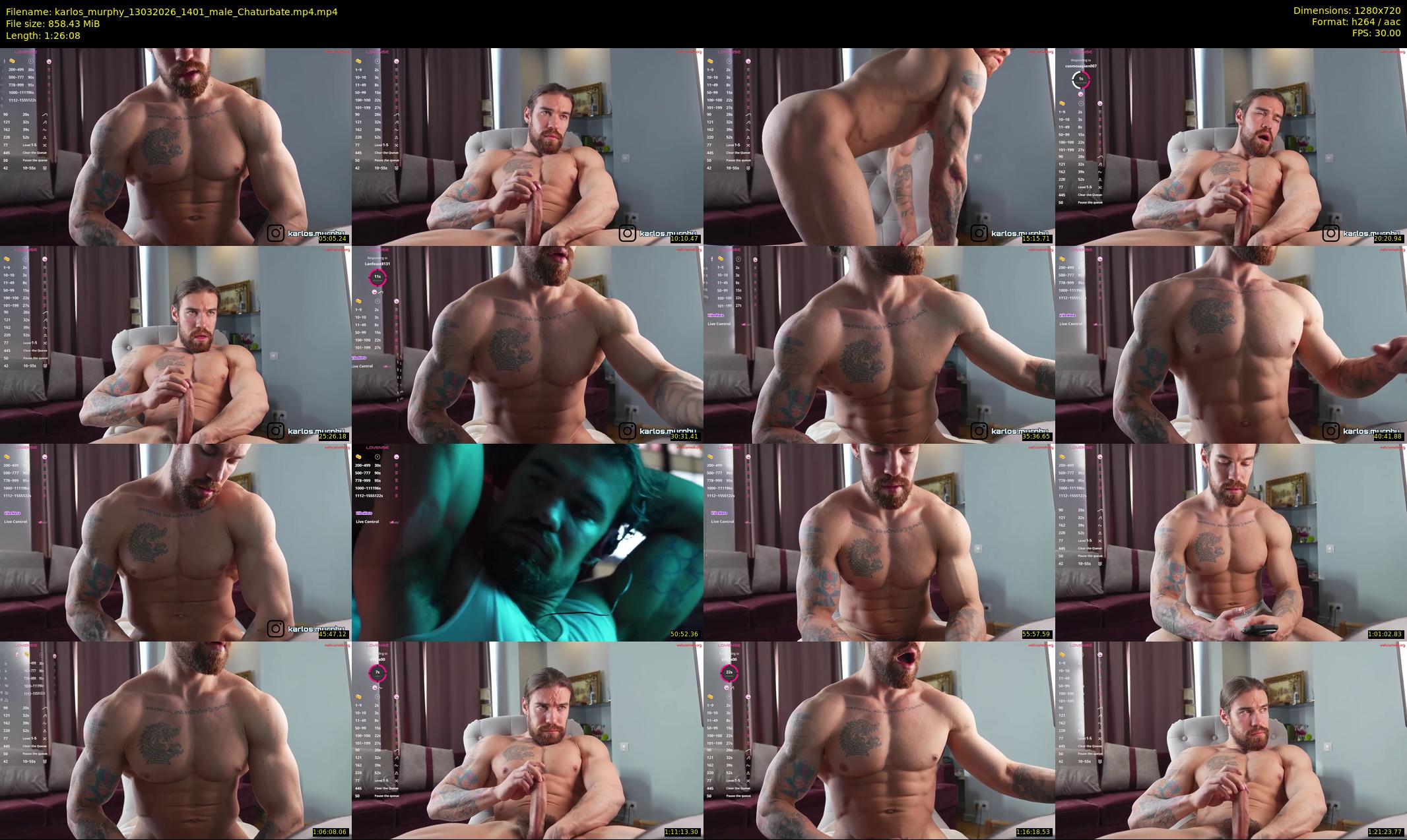 karlos_murphy — 87 minute Chaturbate male cam show recording, 720p, Mar 13, 2026