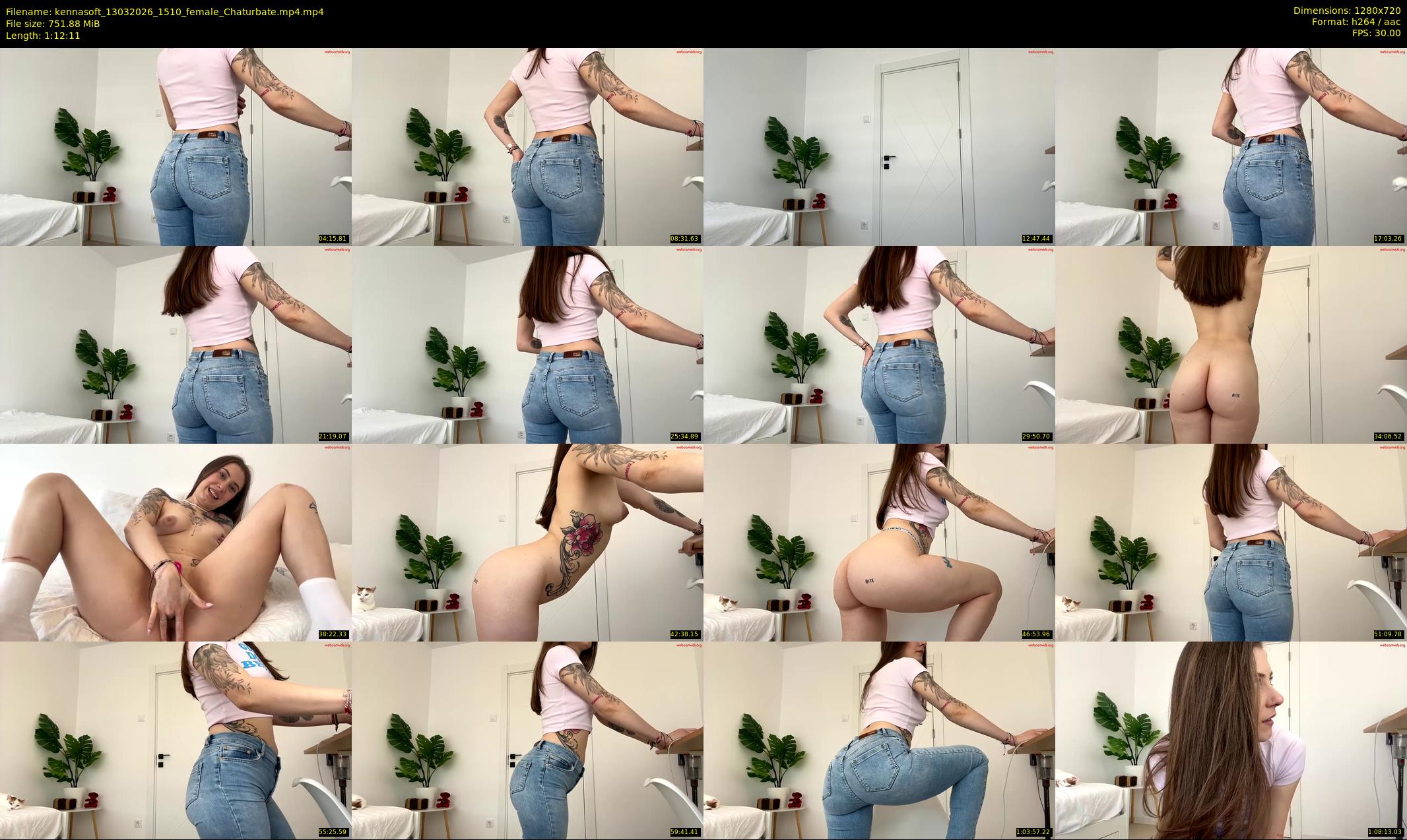 kennasoft — 73 minute Chaturbate female cam show recording, 720p, Mar 13, 2026