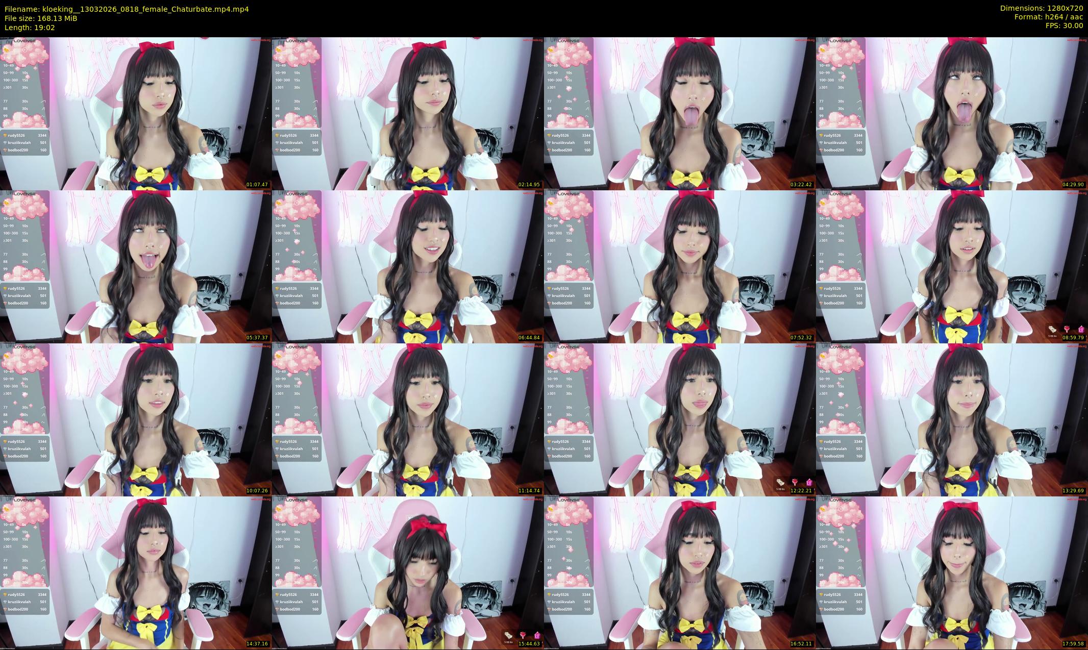 kloeking_ — 20 minute Chaturbate female cam show recording, 720p, Mar 13, 2026