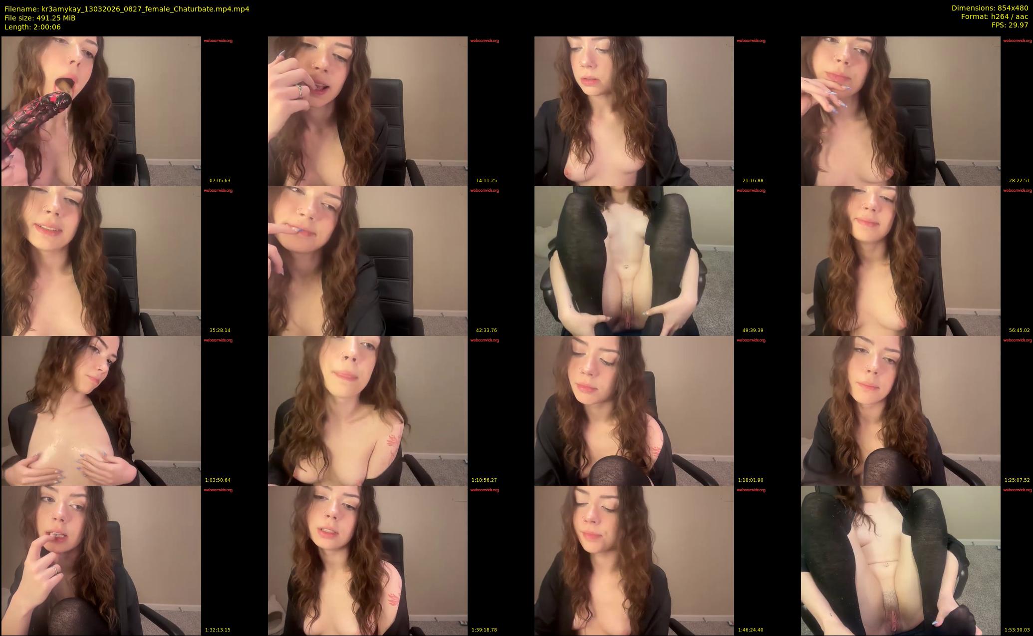 kr3amykay — 121 minute Chaturbate female cam show recording, 480p, Mar 13, 2026