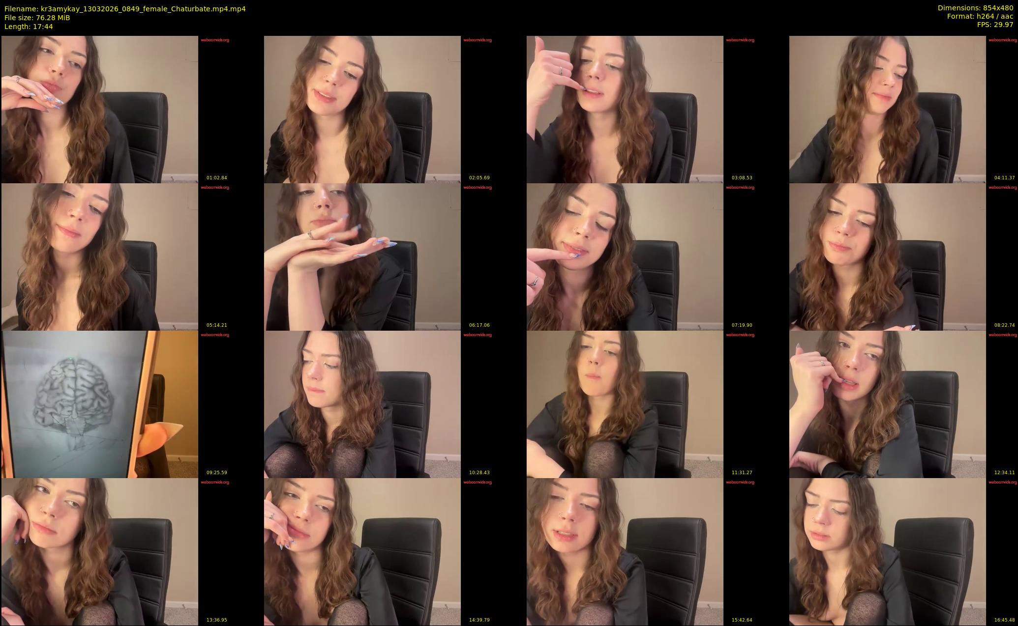 kr3amykay — 18 minute Chaturbate female cam show recording, 480p, Mar 13, 2026