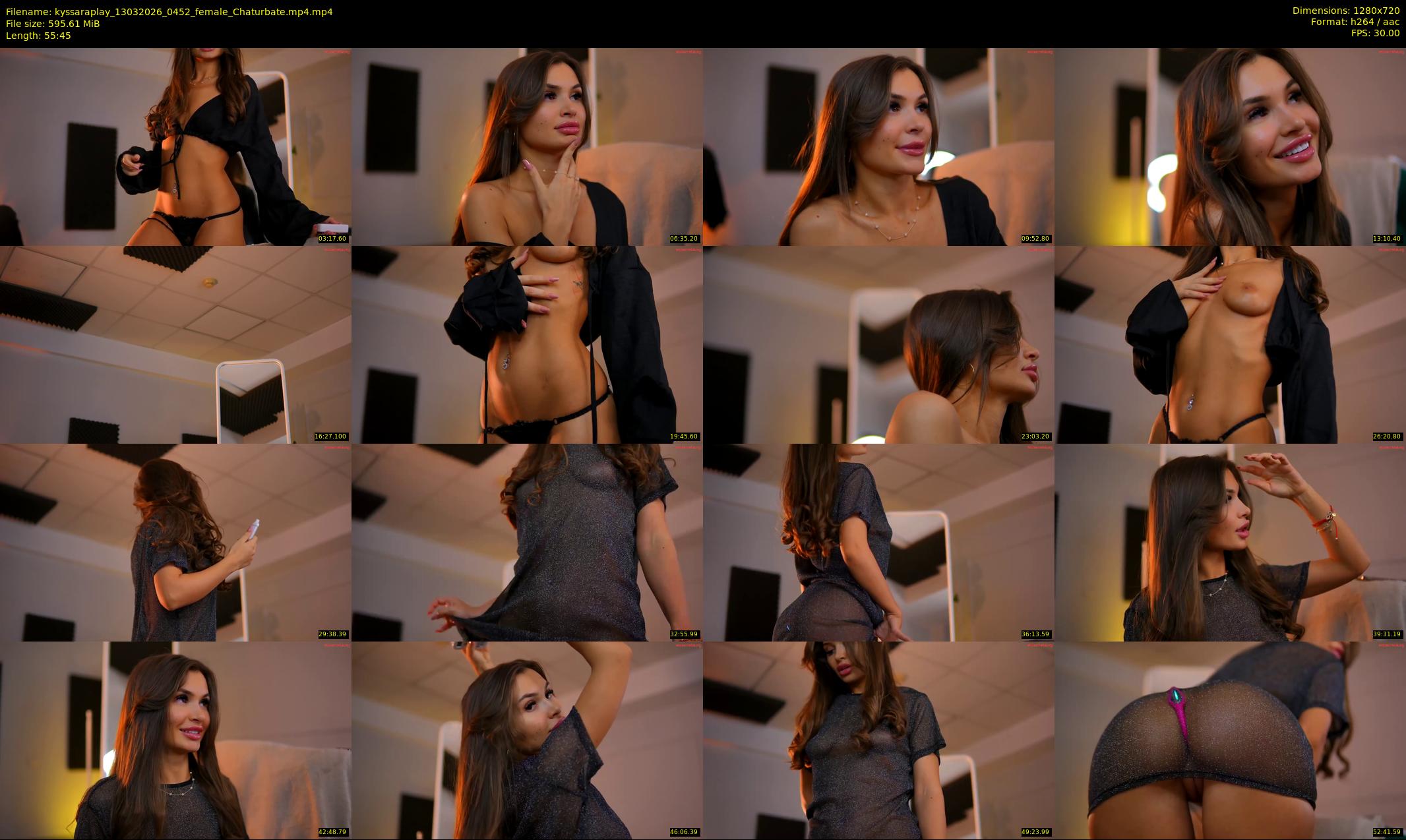 kyssaraplay — 56 minute Chaturbate female cam show recording, 720p, Mar 13, 2026