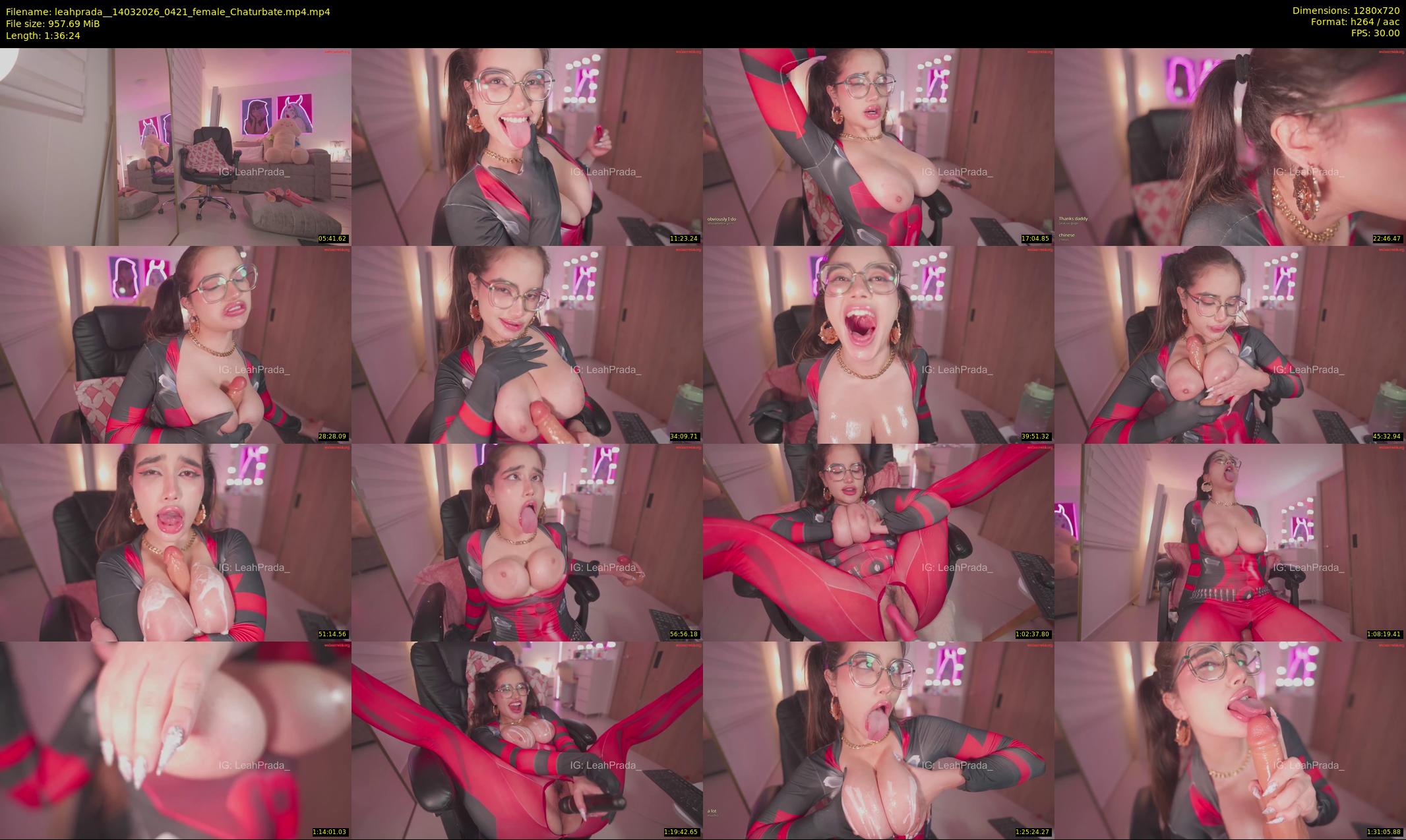 leahprada_ — 97 minute Chaturbate female cam show recording, 720p, Mar 14, 2026