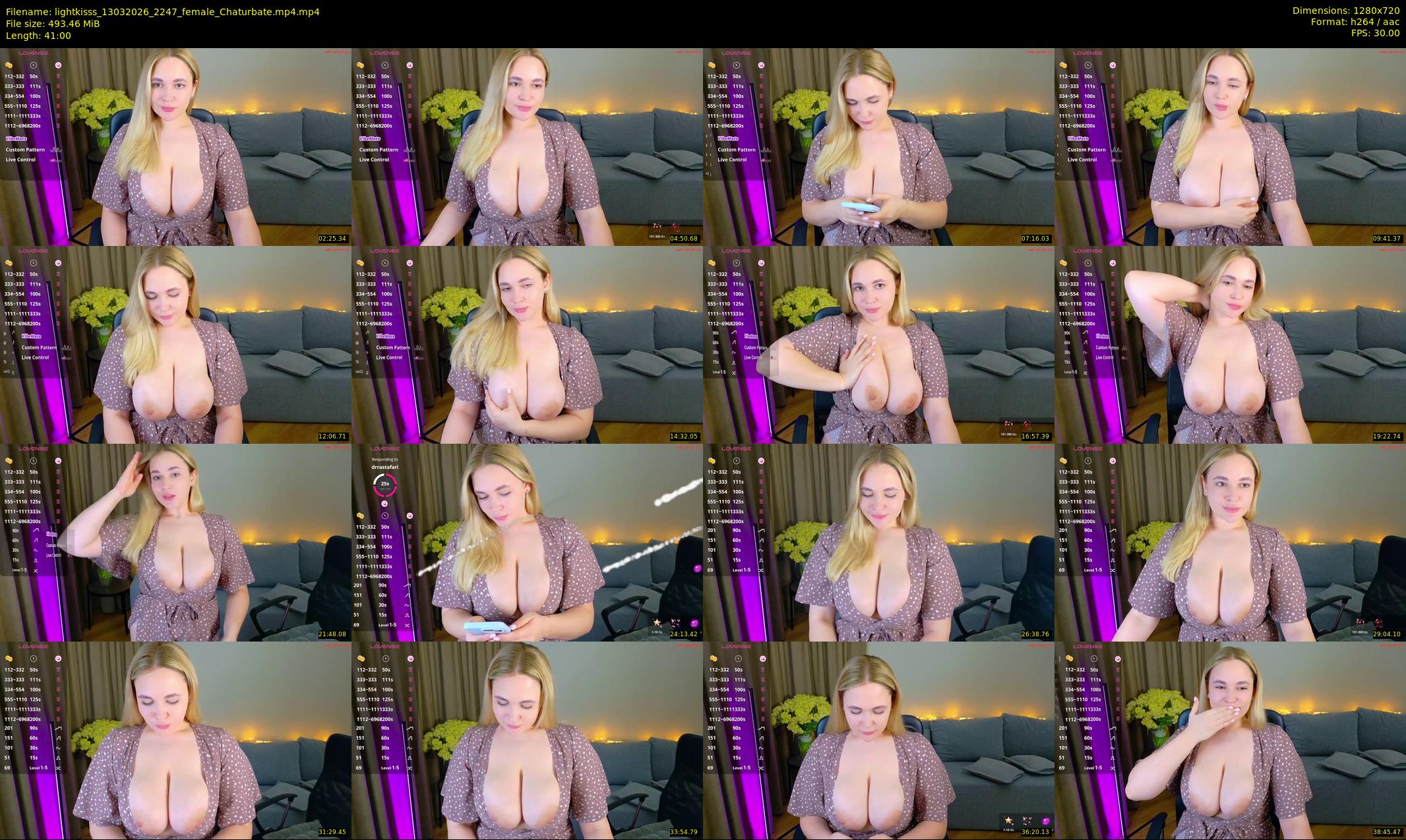 lightkisss — 41 minute Chaturbate female cam show recording, 720p, Mar 13, 2026