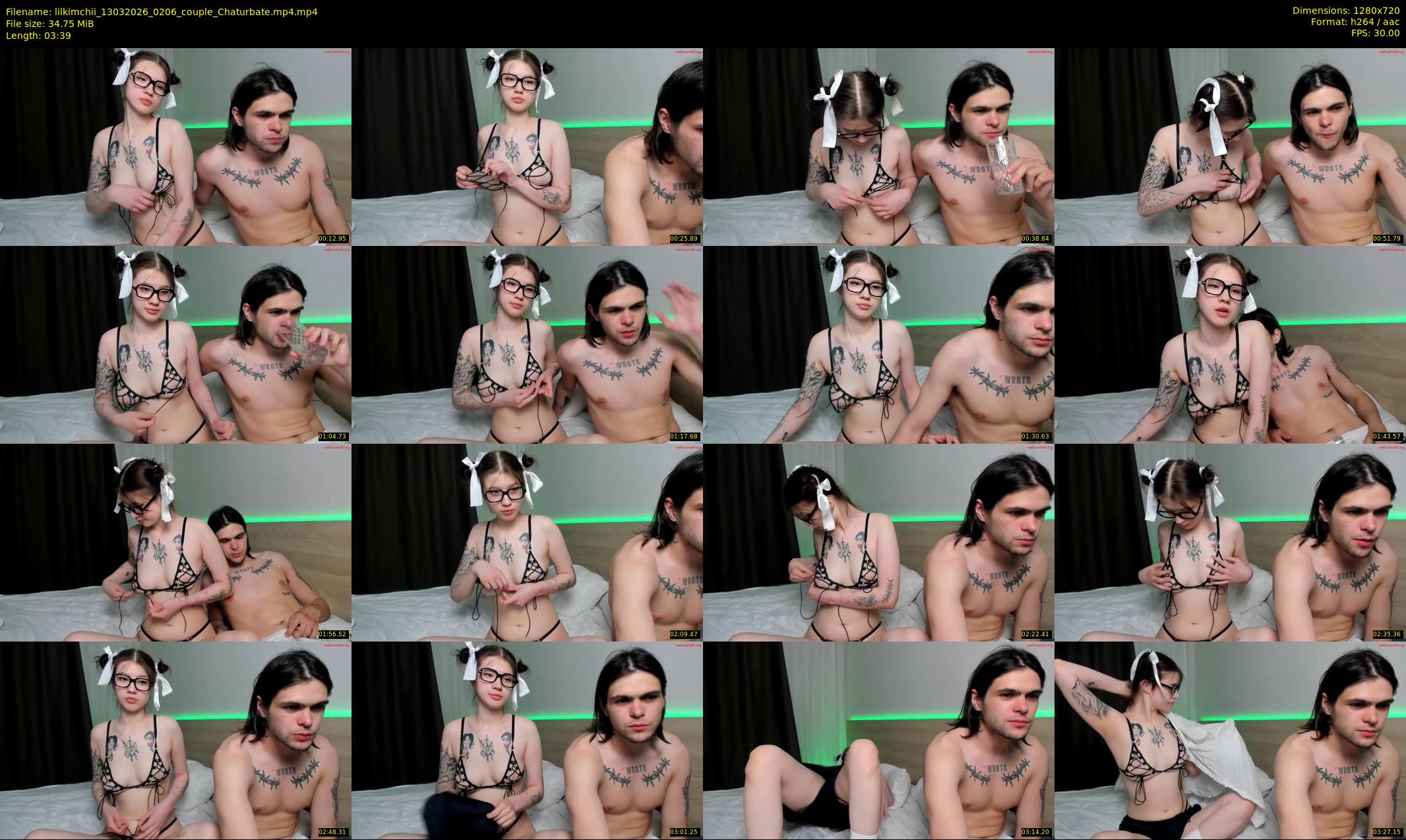lilkimchii — 4 minute Chaturbate couple cam show recording, 720p, Mar 13, 2026