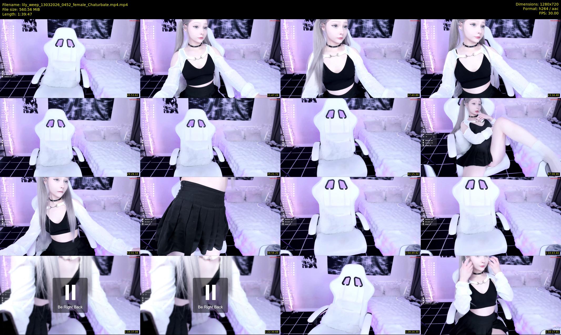 lily_weep — 100 minute Chaturbate female cam show recording, 720p, Mar 13, 2026