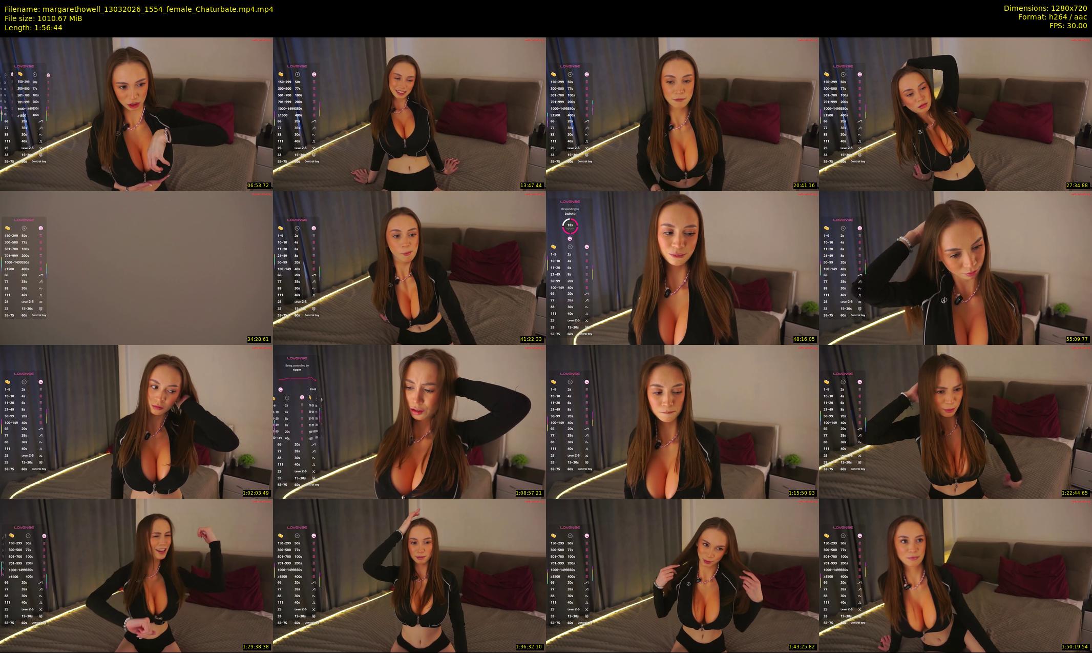 margarethowell — 117 minute Chaturbate female cam show recording, 720p, Mar 13, 2026