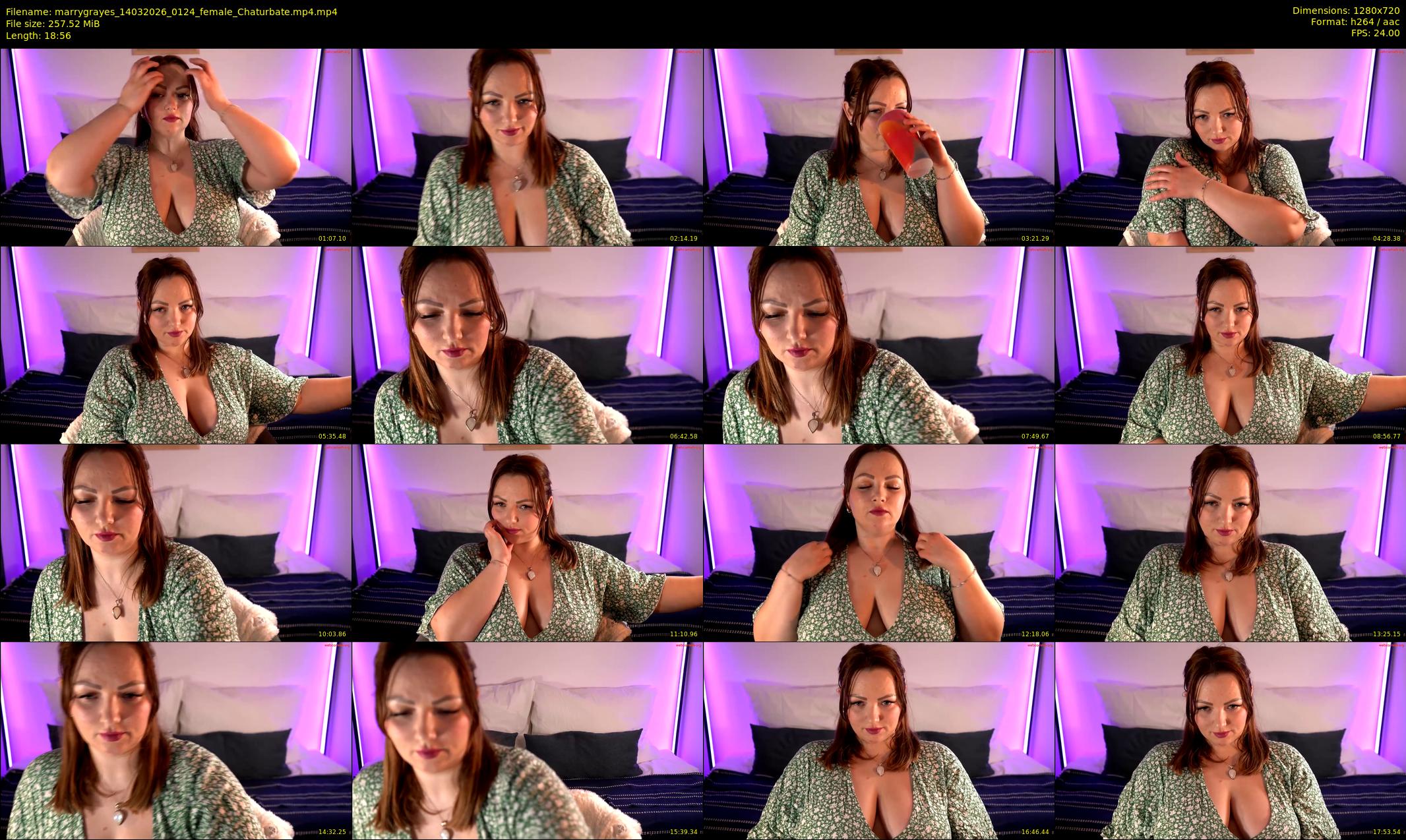 marrygrayes — 19 minute Chaturbate female cam show recording, 720p, Mar 14, 2026