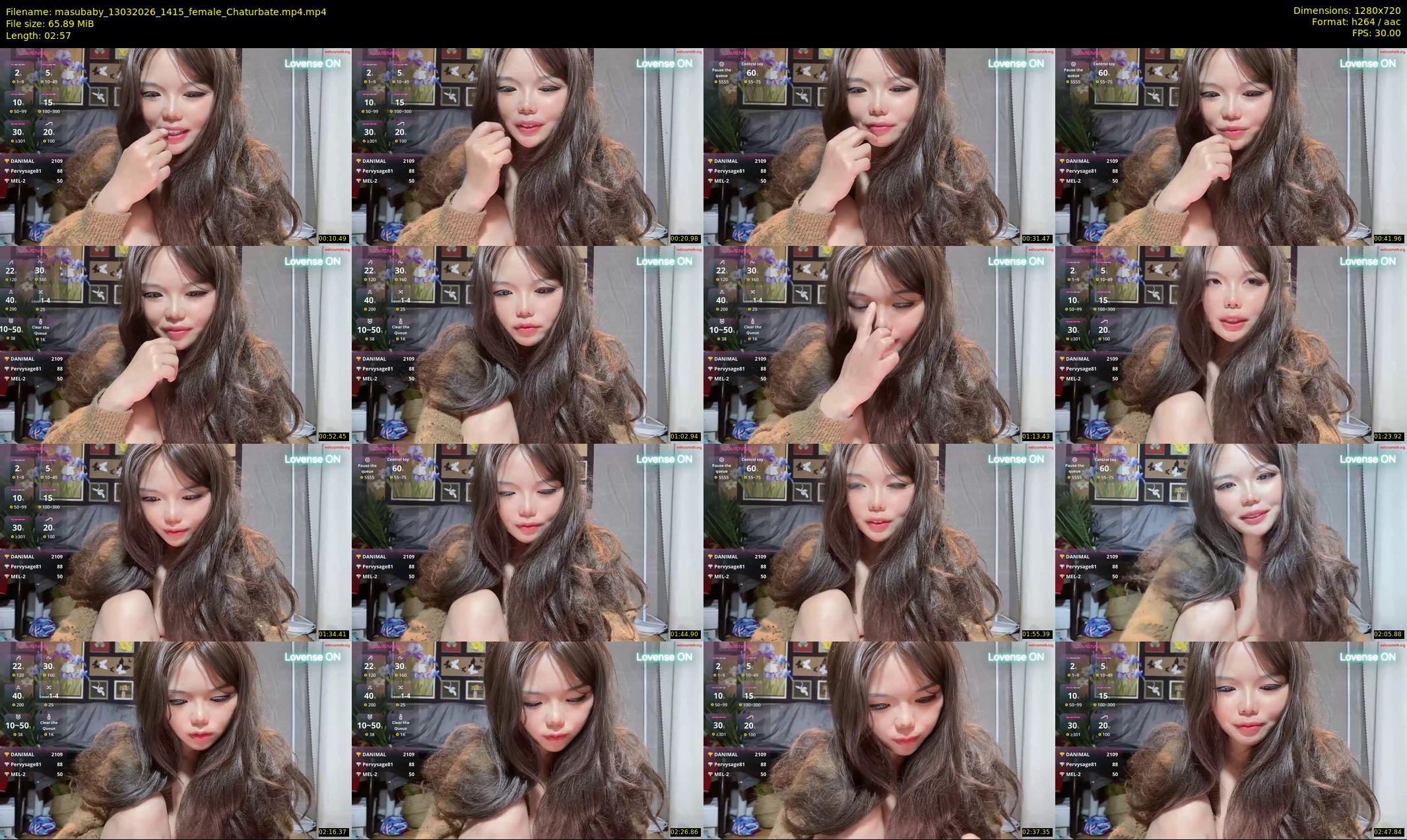 masubaby — 3 minute Chaturbate female cam show recording, 720p, Mar 13, 2026