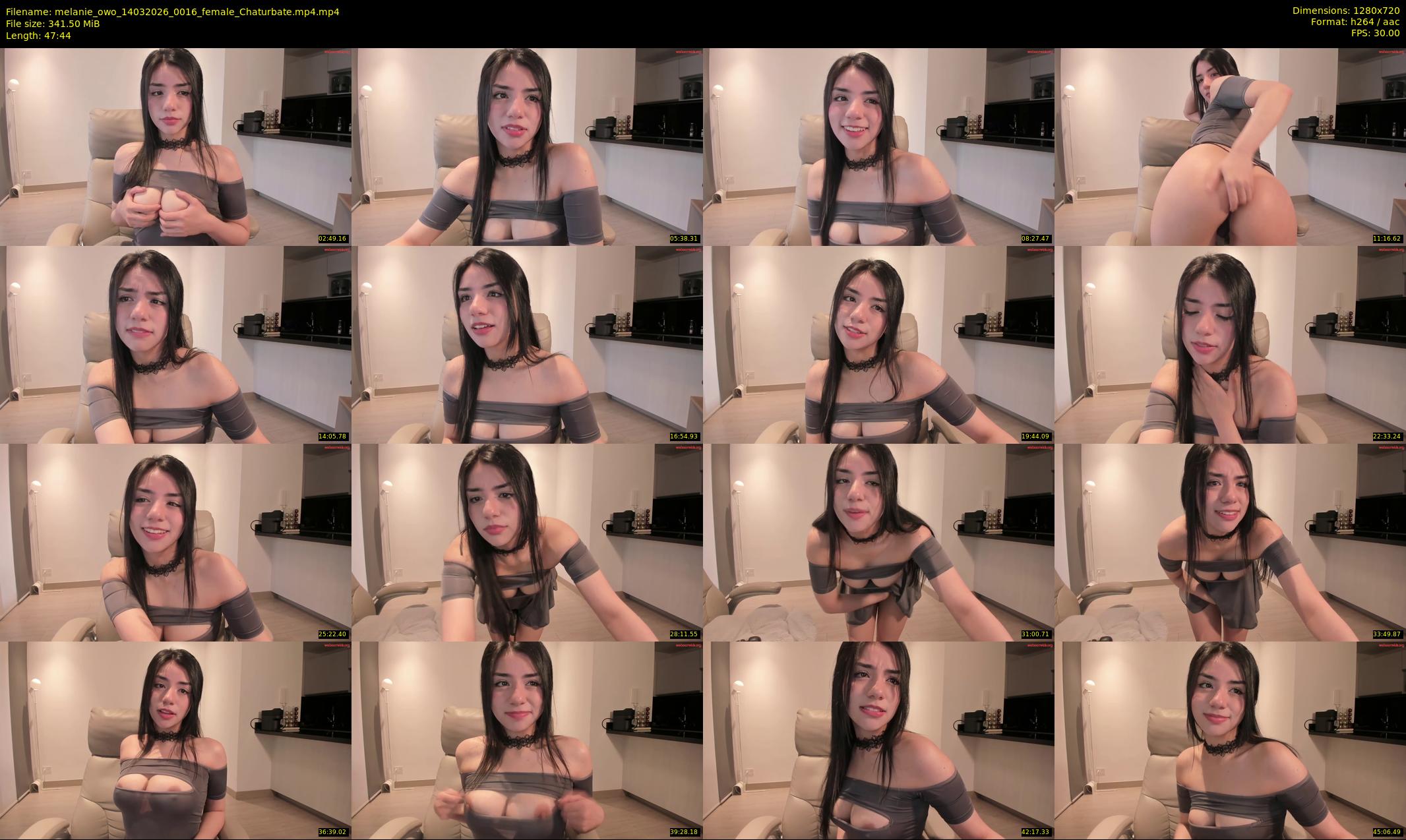 melanie_owo — 48 minute Chaturbate female cam show recording, 720p, Mar 14, 2026