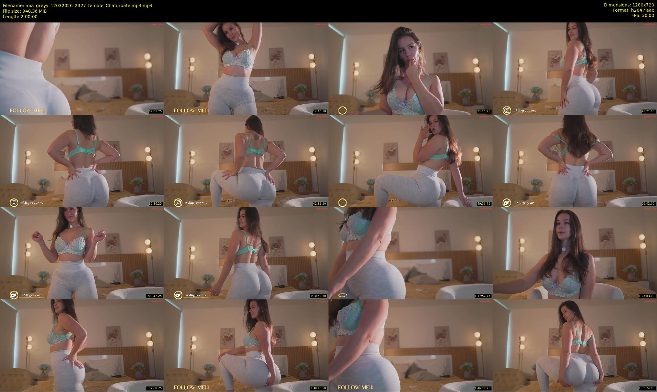 mia_greyy — 120 minute Chaturbate female cam show recording, 720p, Mar 12, 2026