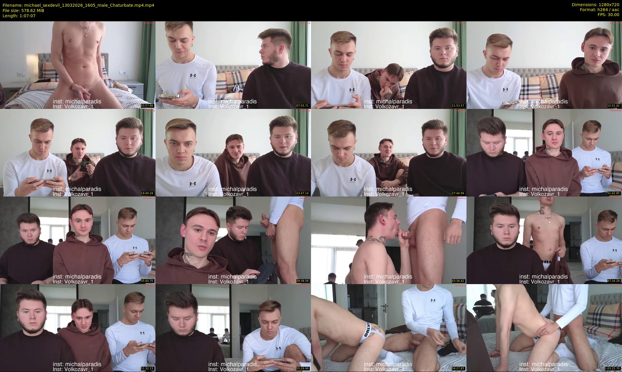 michael_sexdevil — 68 minute Chaturbate male cam show recording, 720p, Mar 13, 2026