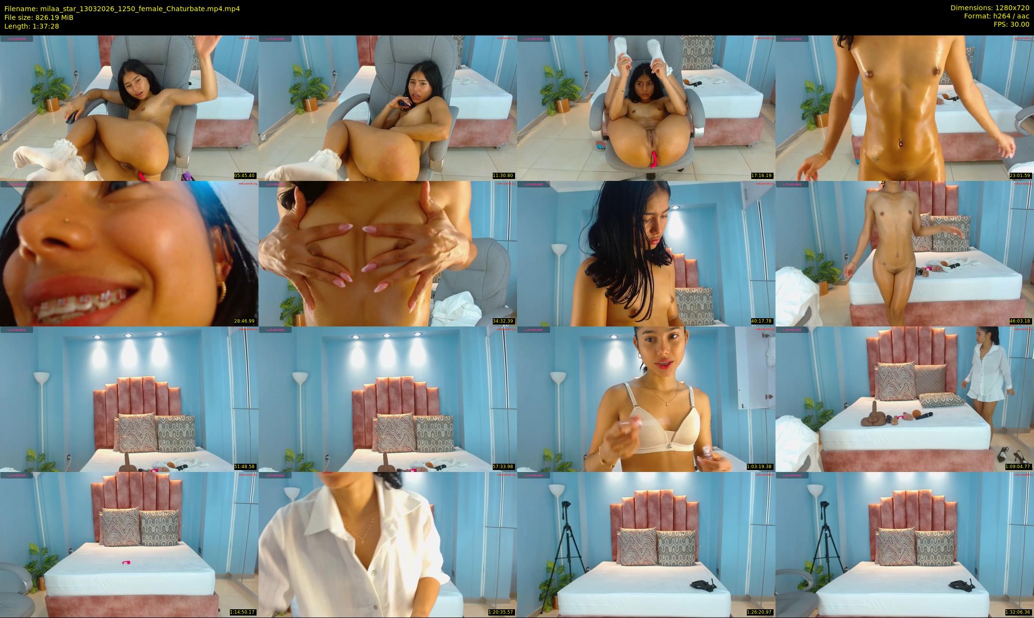 milaa_star — 98 minute Chaturbate female cam show recording, 720p, Mar 13, 2026