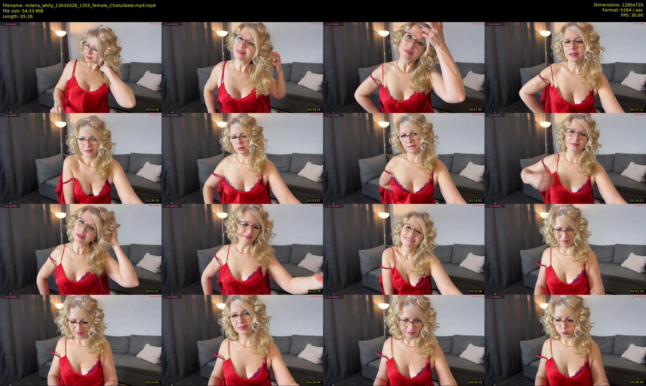 milena_whity — 6 minute Chaturbate female cam show recording, 720p, Mar 13, 2026
