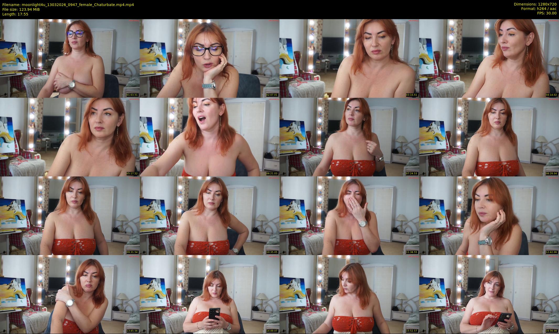 moonlight4u — 18 minute Chaturbate female cam show recording, 720p, Mar 13, 2026