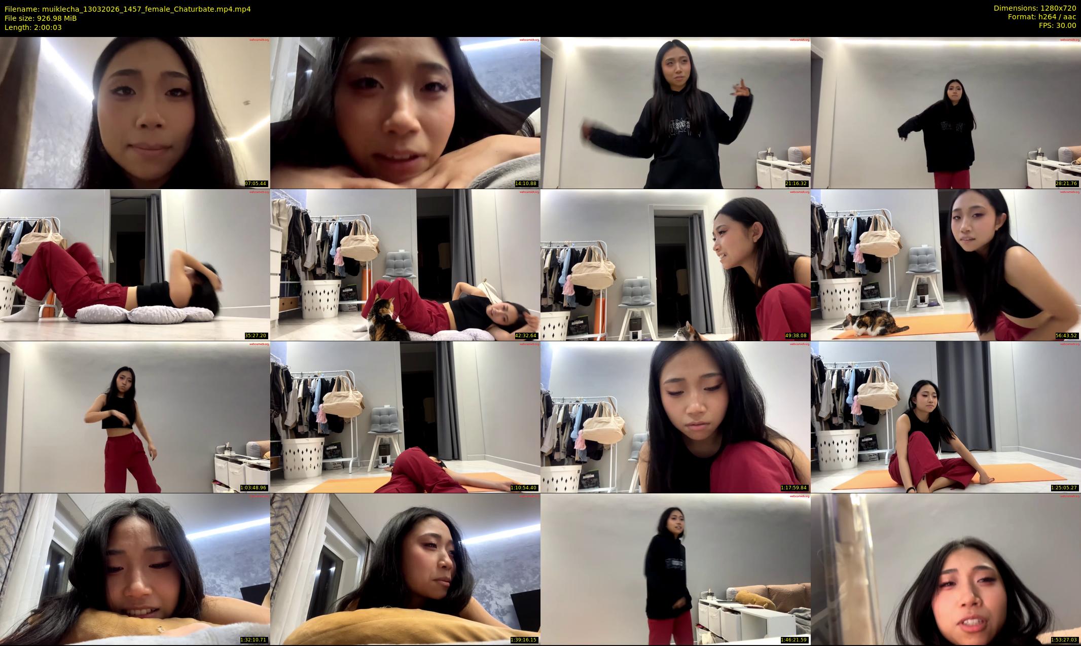 muiklecha — 121 minute Chaturbate female cam show recording, 720p, Mar 13, 2026