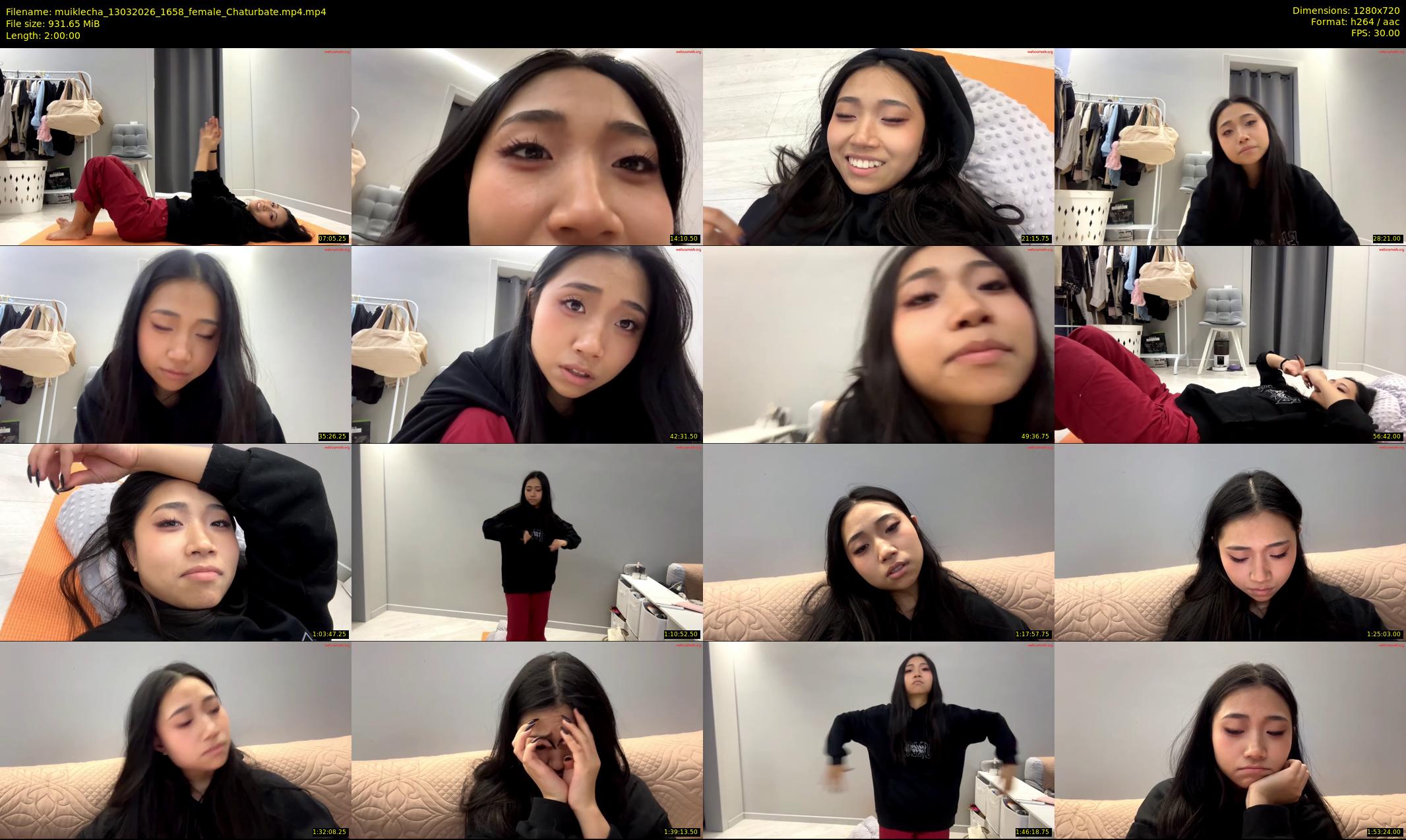 muiklecha — 120 minute Chaturbate female cam show recording, 720p, Mar 13, 2026