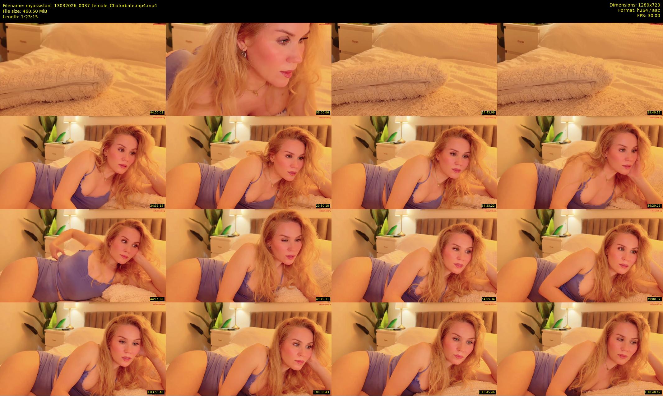 myassistant — 84 minute Chaturbate female cam show recording, 720p, Mar 13, 2026