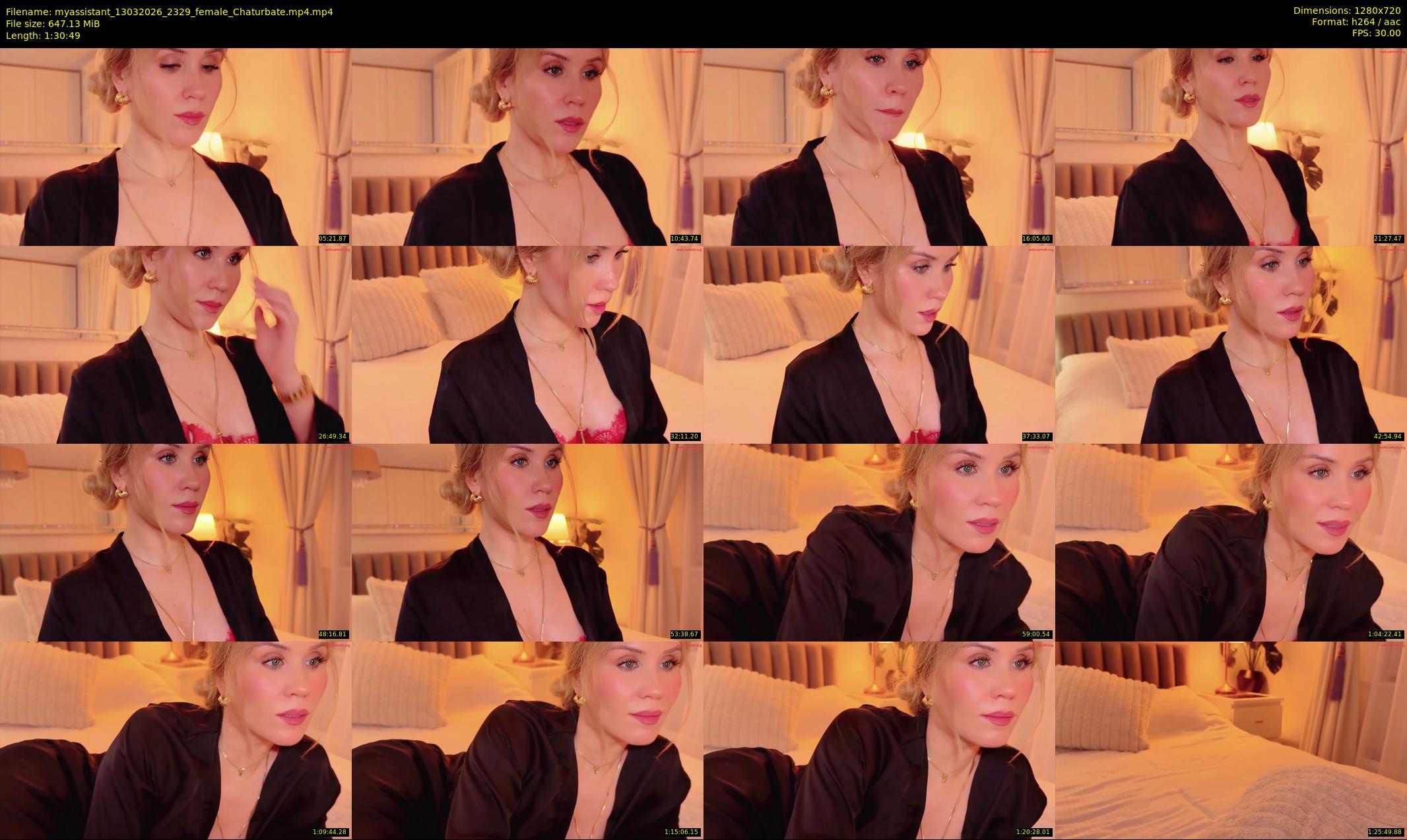 myassistant — 91 minute Chaturbate female cam show recording, 720p, Mar 13, 2026