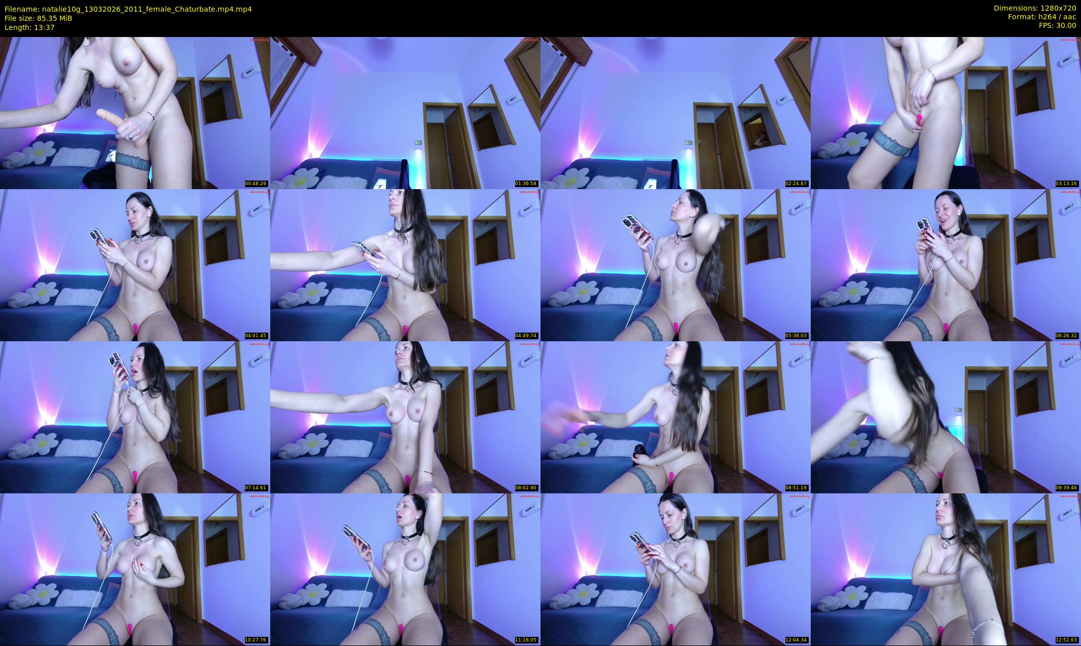 natalie10g — 14 minute Chaturbate female cam show recording, 720p, Mar 13, 2026