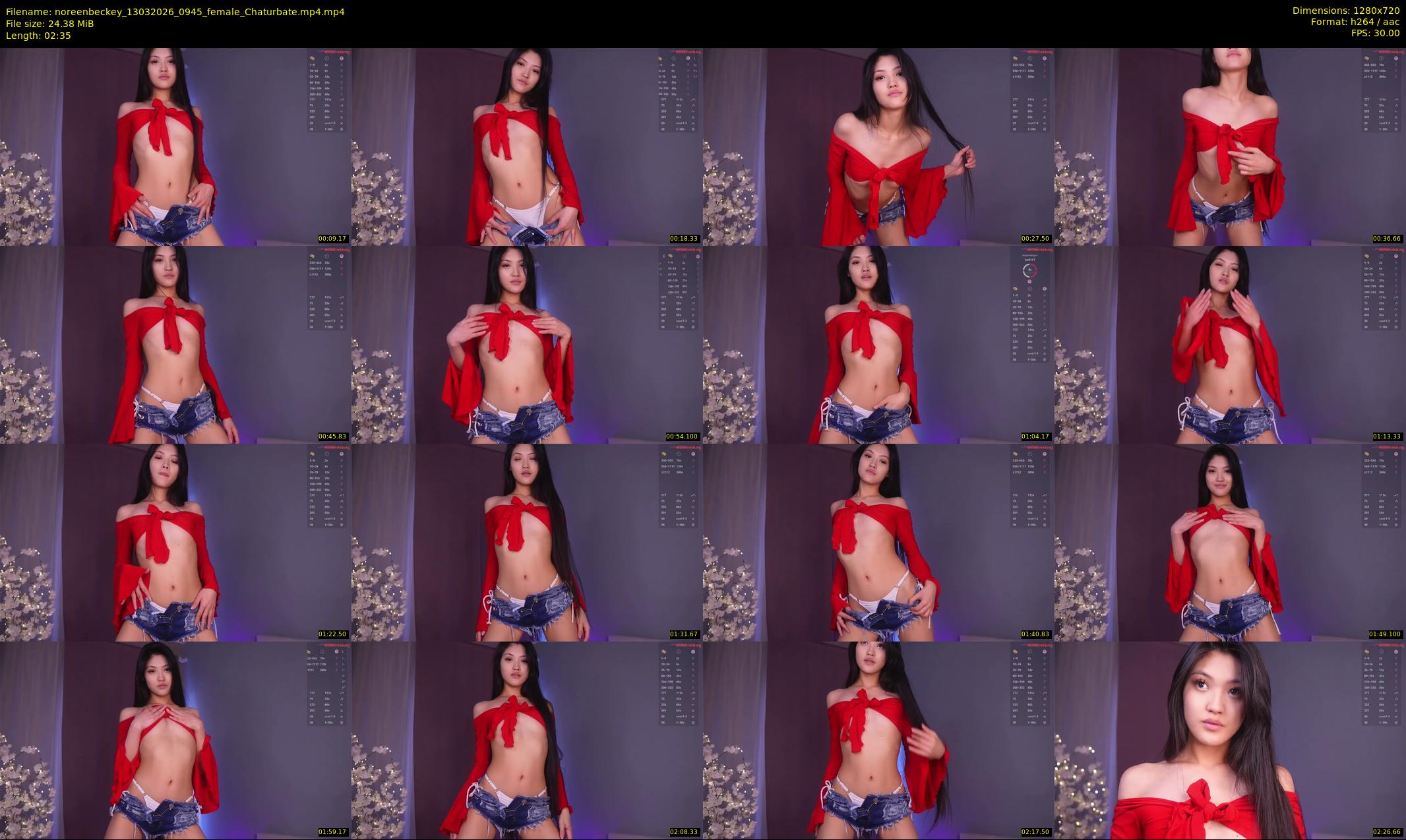 noreenbeckey — 3 minute Chaturbate female cam show recording, 720p, Mar 13, 2026