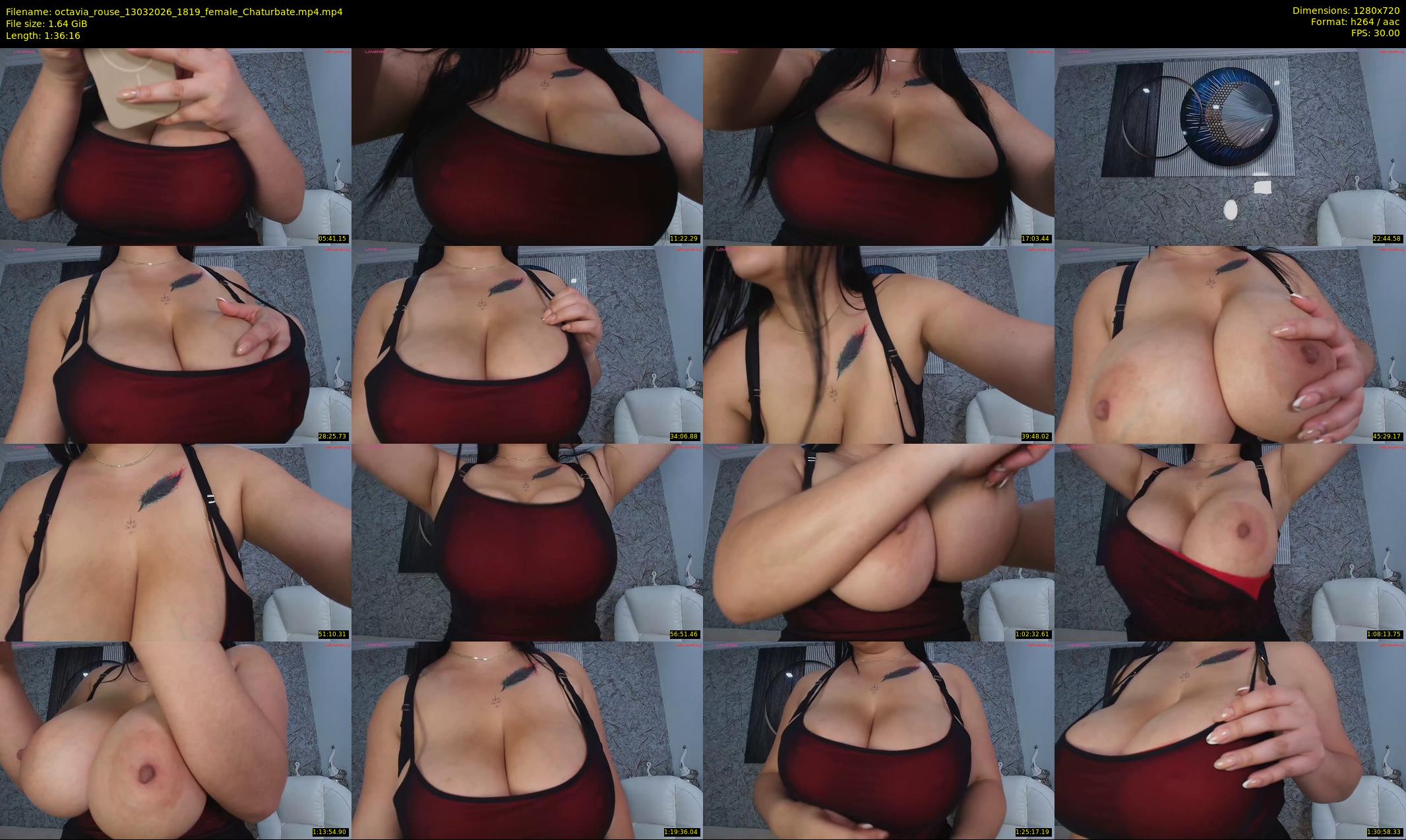 octavia_rouse — 97 minute Chaturbate female cam show recording, 720p, Mar 13, 2026