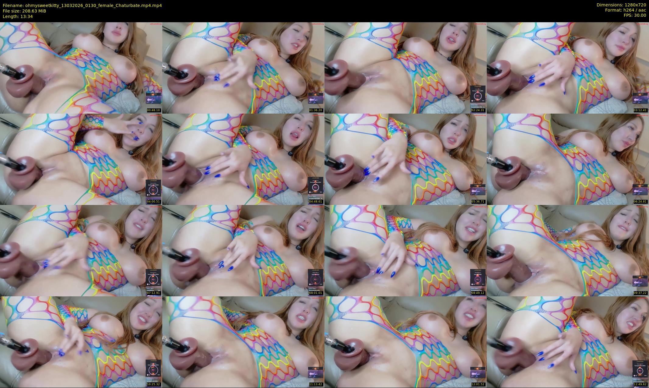 ohmysweetkitty — 14 minute Chaturbate female cam show recording, 720p, Mar 13, 2026