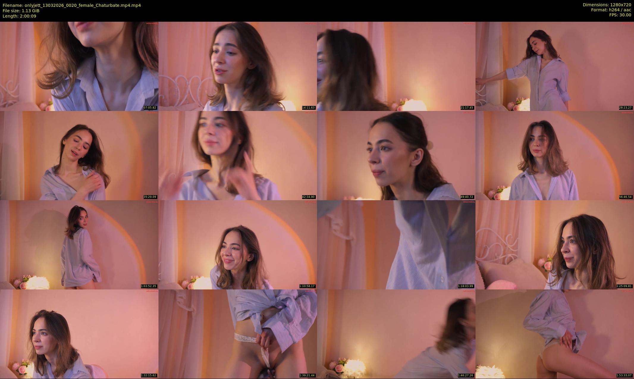 onlyjett — 121 minute Chaturbate female cam show recording, 720p, Mar 13, 2026