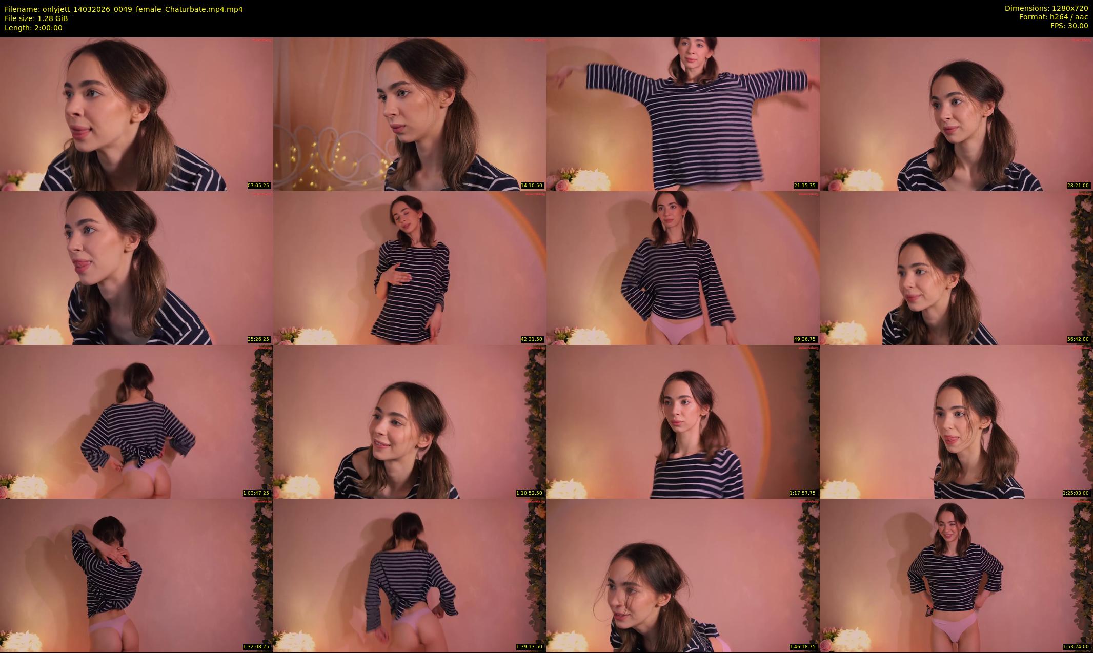 onlyjett — 120 minute Chaturbate female cam show recording, 720p, Mar 14, 2026