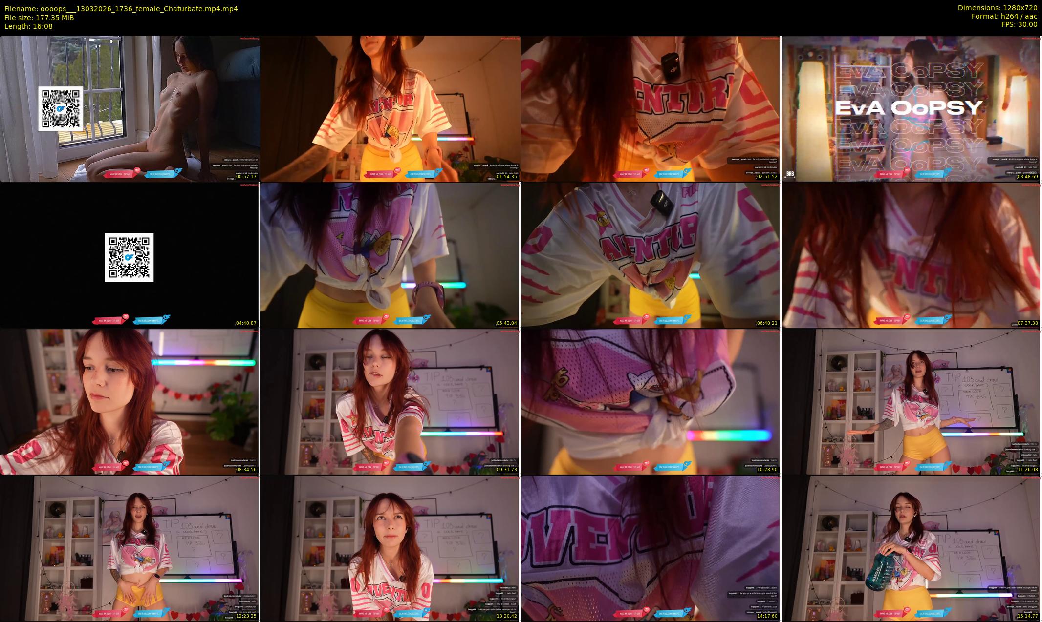 oooops__ — 17 minute Chaturbate female cam show recording, 720p, Mar 13, 2026
