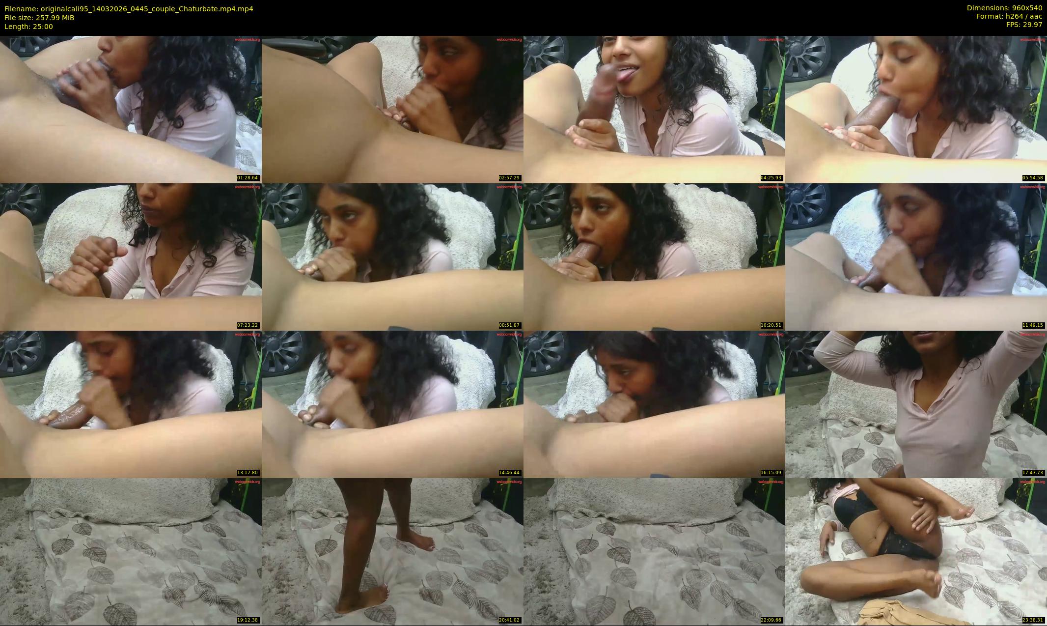 originalcali95 — 25 minute Chaturbate couple cam show recording, 480p, Mar 14, 2026
