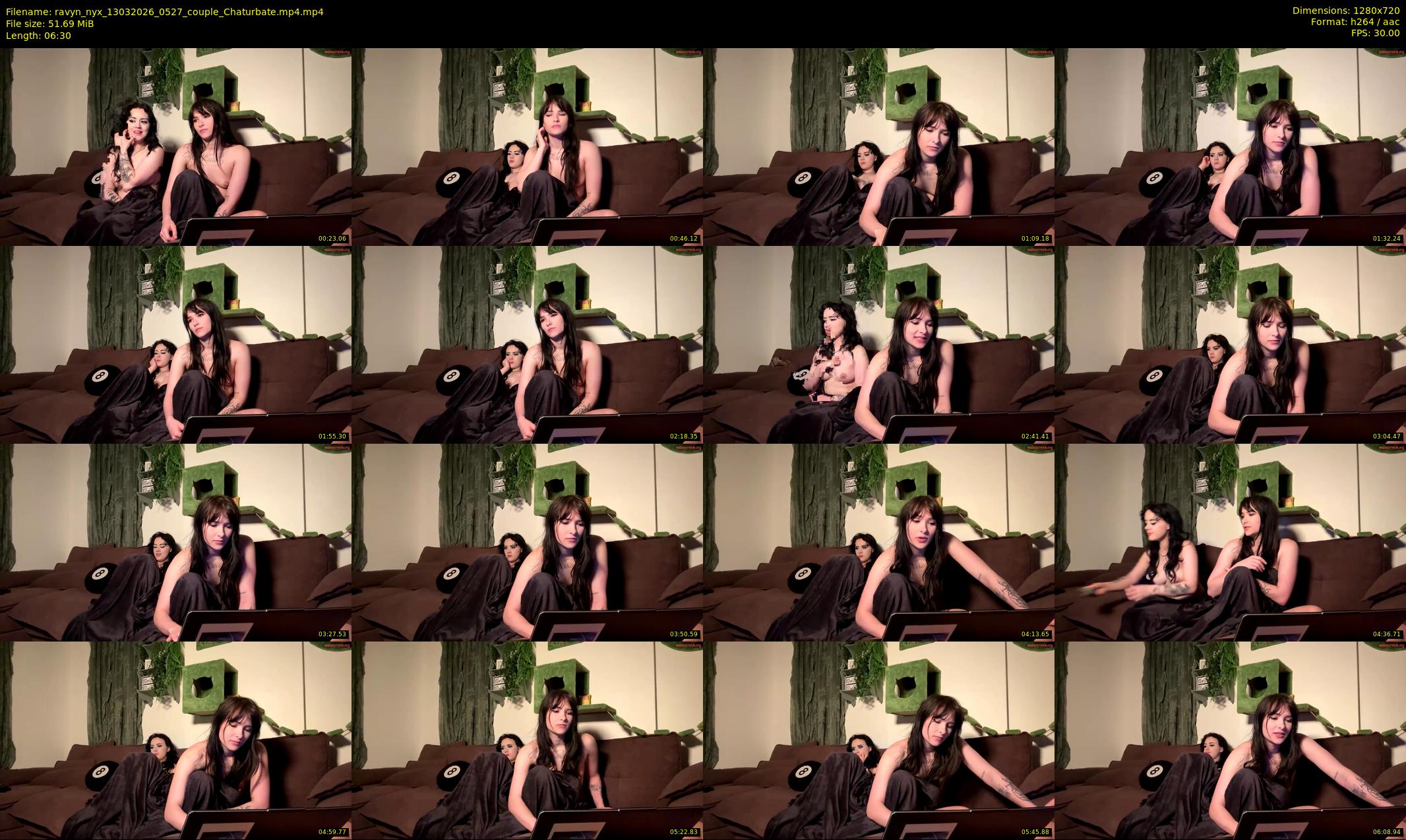 ravyn_nyx — 7 minute Chaturbate female cam show recording, 720p, Mar 13, 2026
