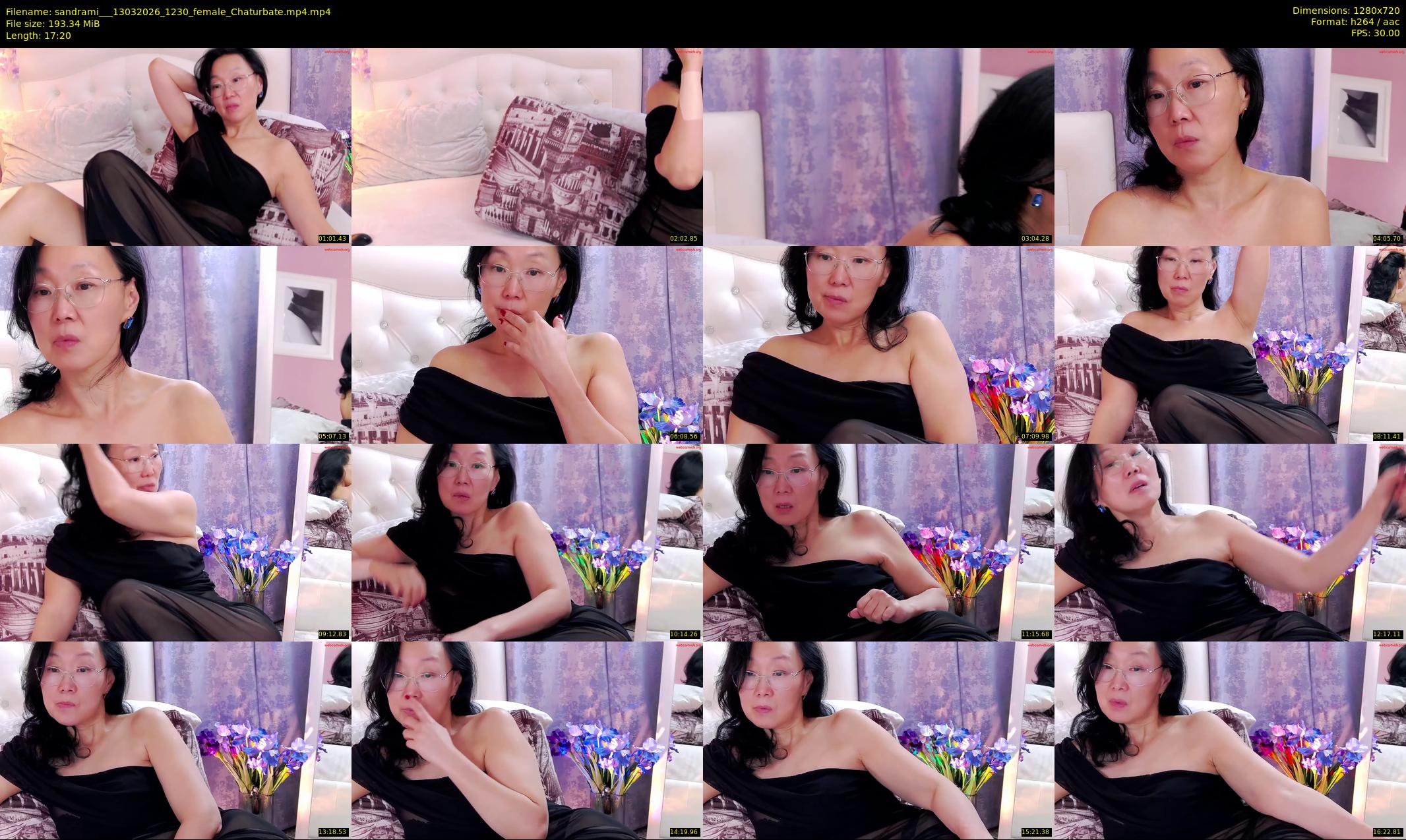 sandrami__ — 18 minute Chaturbate female cam show recording, 720p, Mar 13, 2026
