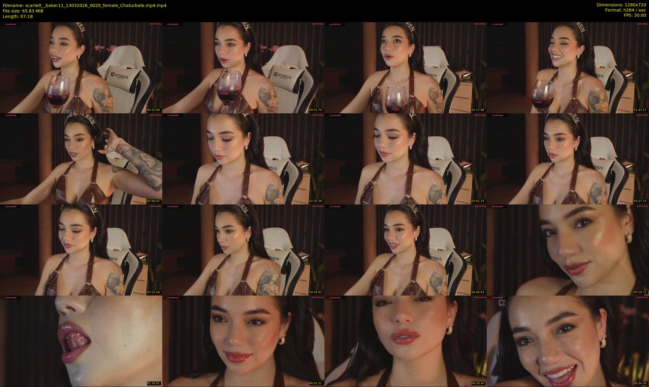 scarlett__baker11 — 8 minute Chaturbate female cam show recording, 720p, Mar 13, 2026