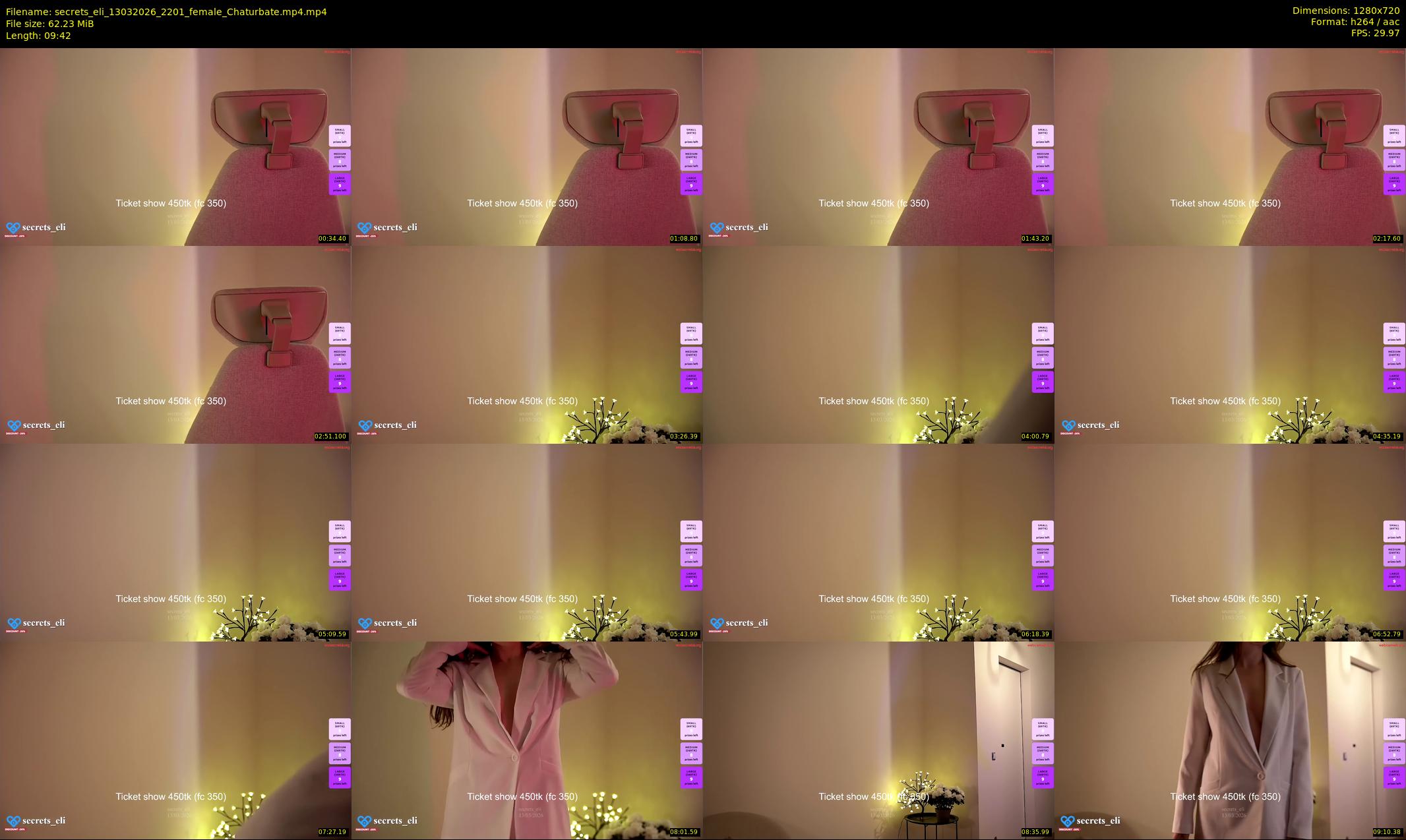 secrets_eli — 10 minute Chaturbate female cam show recording, 720p, Mar 13, 2026