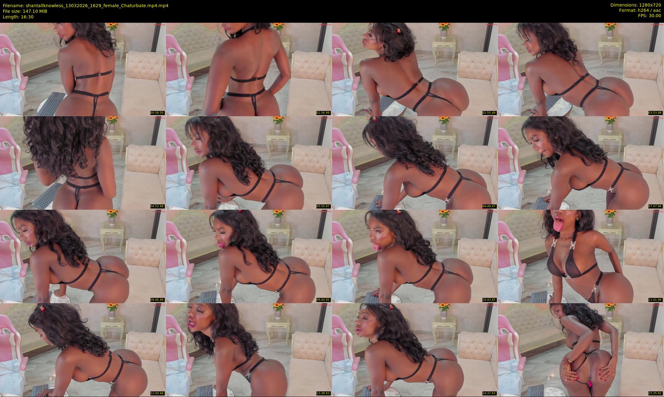 shantallknowless — 17 minute Chaturbate female cam show recording, 720p, Mar 13, 2026