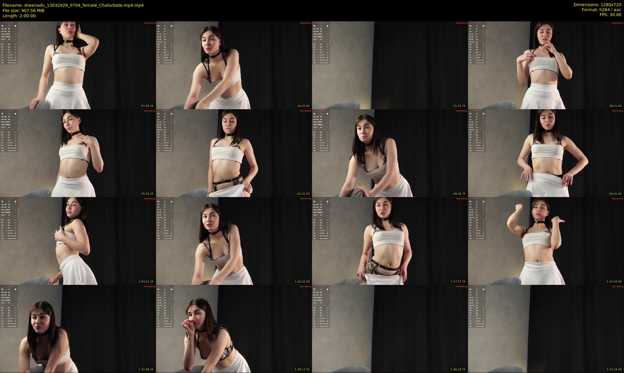 sheenadu — 120 minute Chaturbate female cam show recording, 720p, Mar 13, 2026