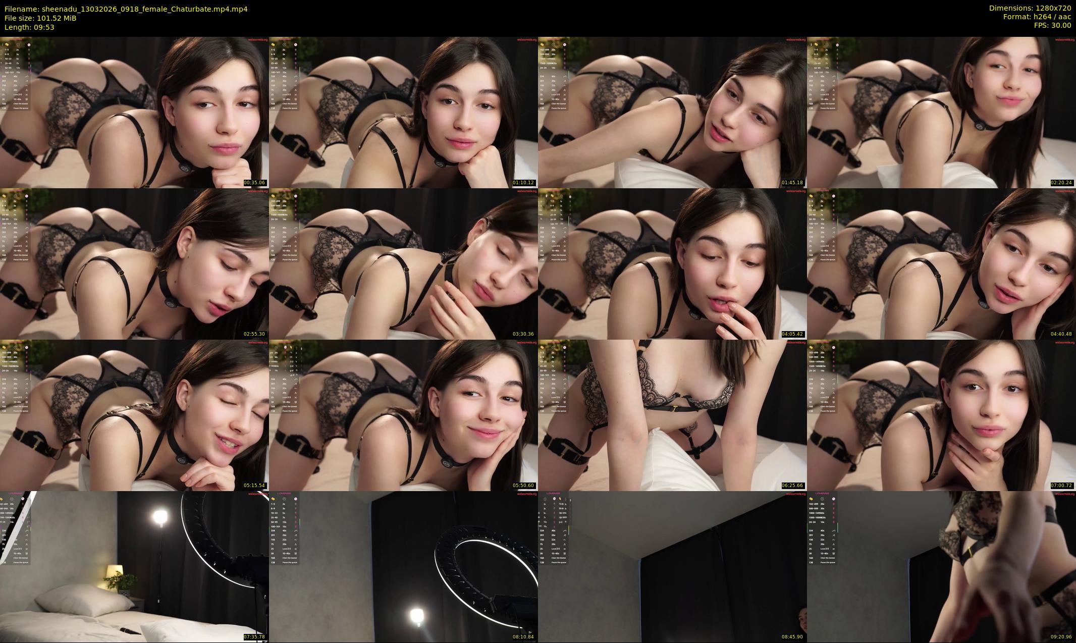 sheenadu — 10 minute Chaturbate female cam show recording, 720p, Mar 13, 2026