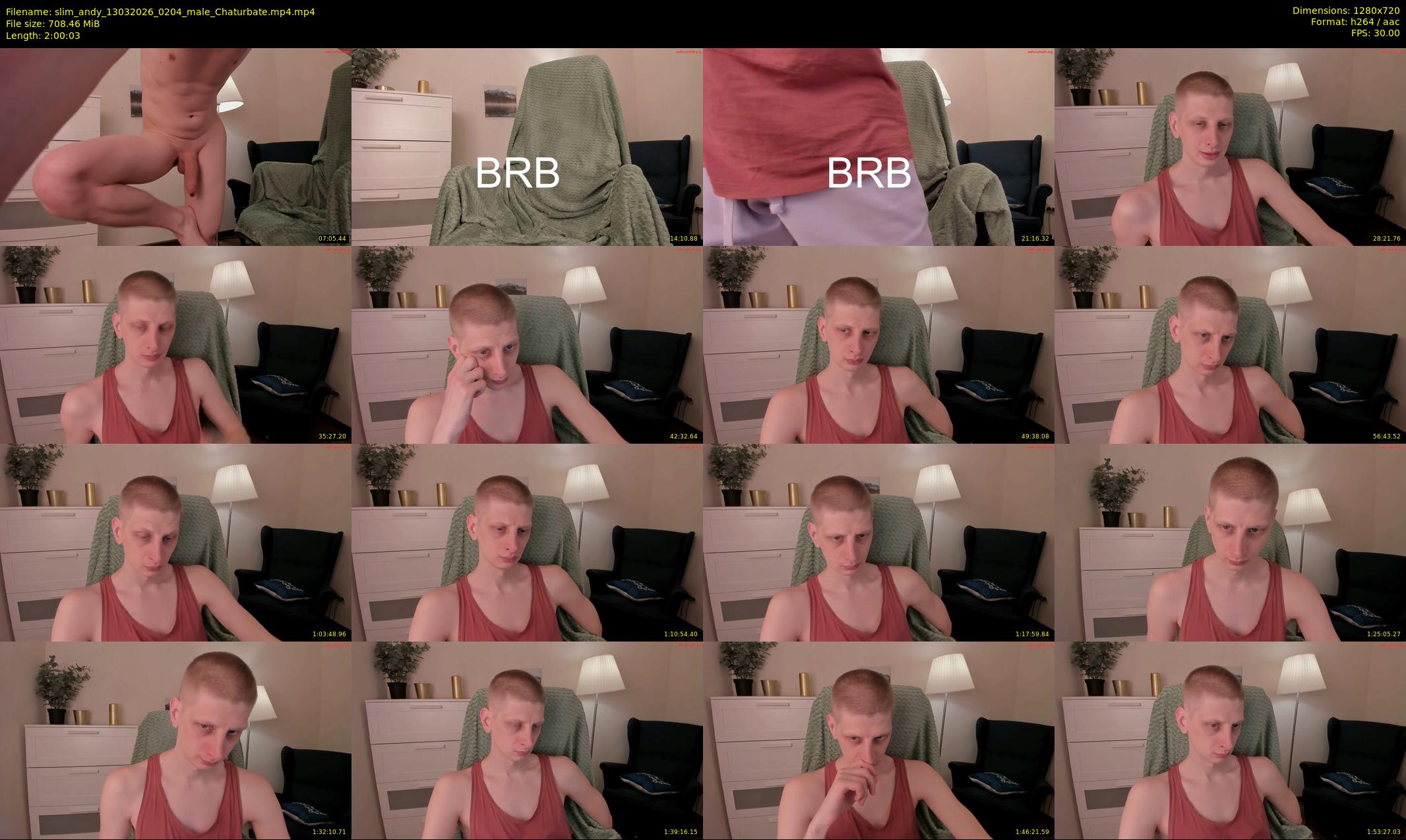 slim_andy — 121 minute Chaturbate male cam show recording, 720p, Mar 13, 2026