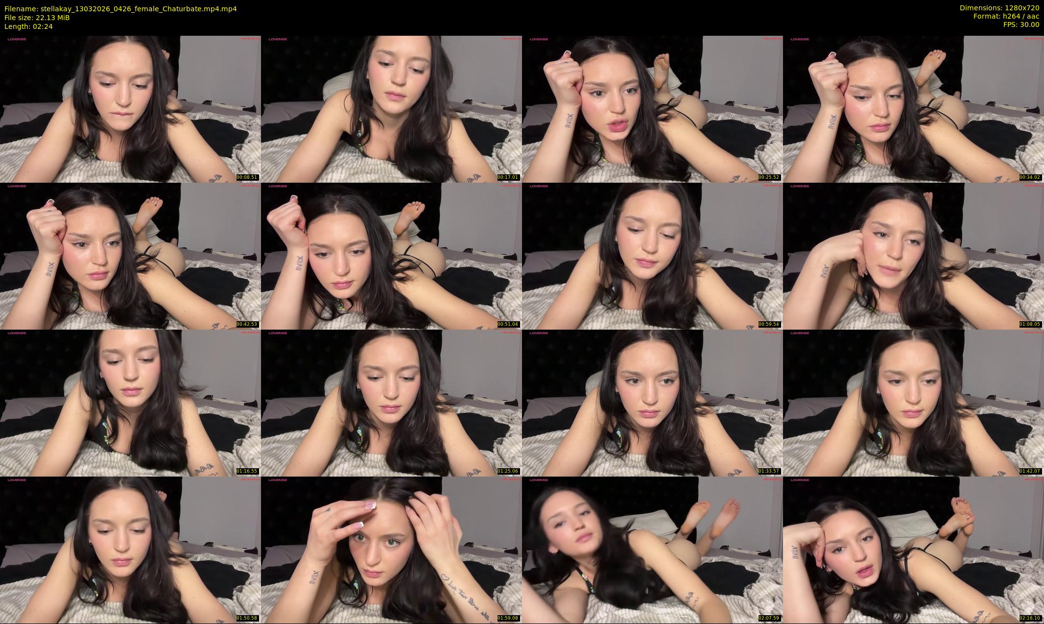 stellakay — 3 minute Chaturbate female cam show recording, 720p, Mar 13, 2026